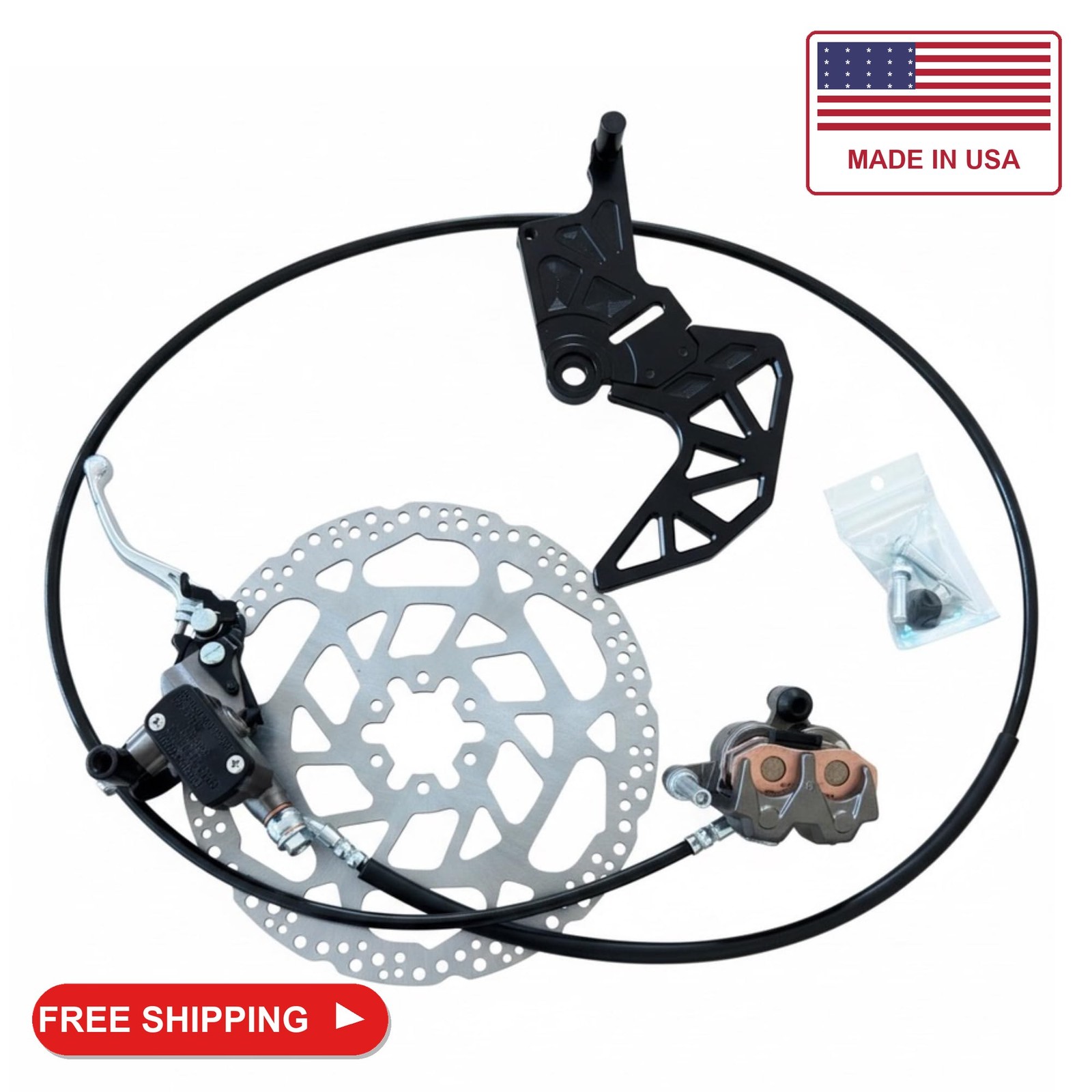 Rear Pre-bled ultra bee brakes (Surron Light Bee X & E Ride Pro)