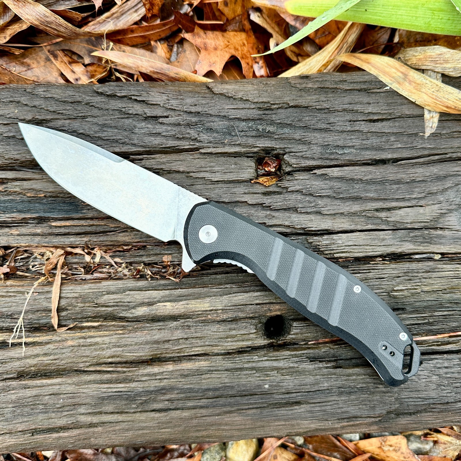PMP Knives and Midgards Messer Big Boy Black g10 Flipper Collab PMP Knives and Midgards Messer Big Boy Black g10 Flipper Collab