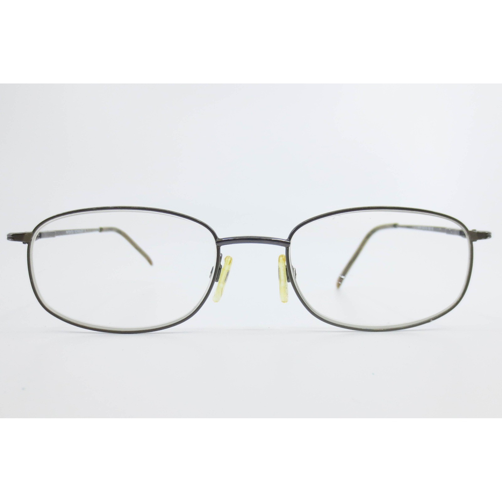 Safilo Elasta 9039 52-18-135 Gunmetal Gray Oval Eyeglasses Frames Patented Tech