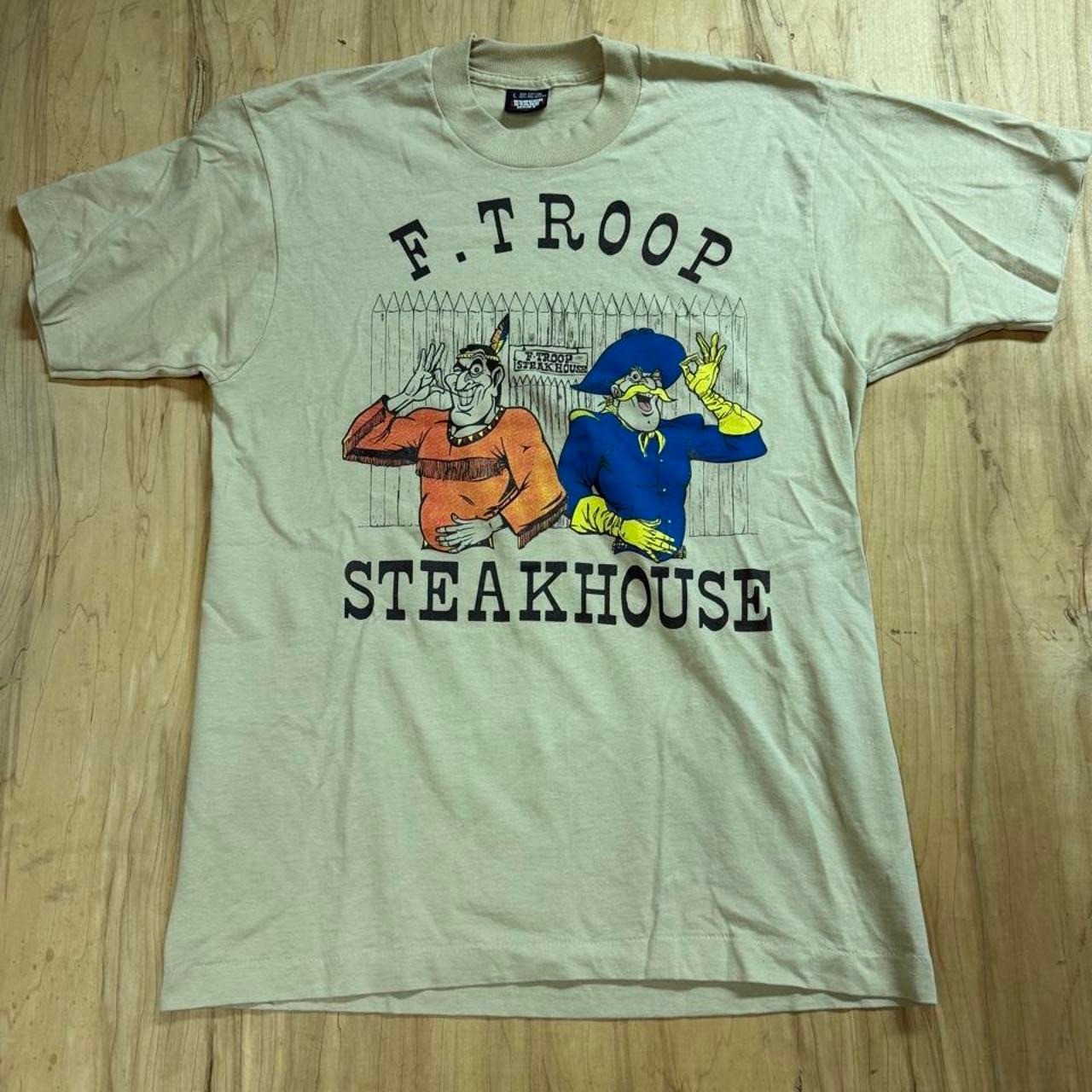 F-Troop Comedy TV Show Parody Vintage Shirt Rare Single Stitch