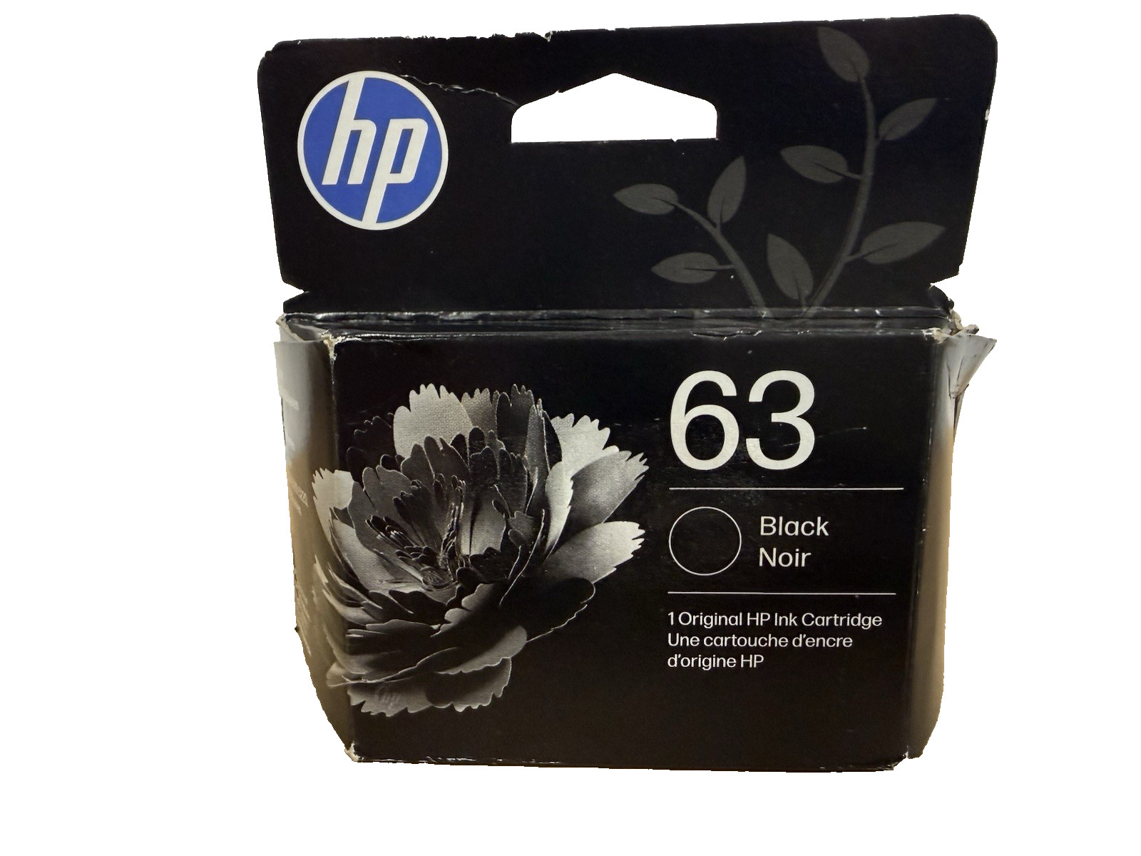 HP 63 Black Ink Cartridge OEM - F6U62AN - EXP 12/2027 HP 63 Black Ink Cartridge OEM - F6U62AN - EXP 12/2027