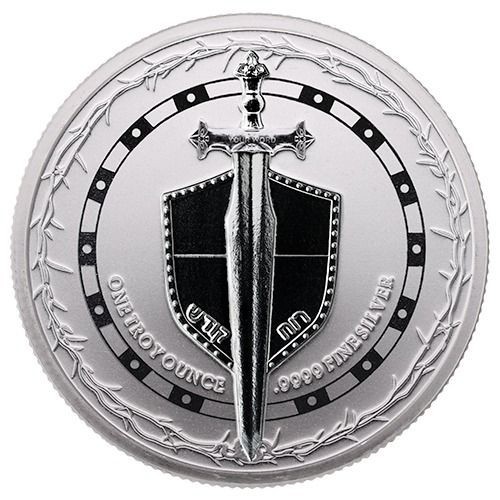 2026 - Niue Sword of Truth Coin Series 1 oz .9999 Fine Silver BU - IN STOCK
