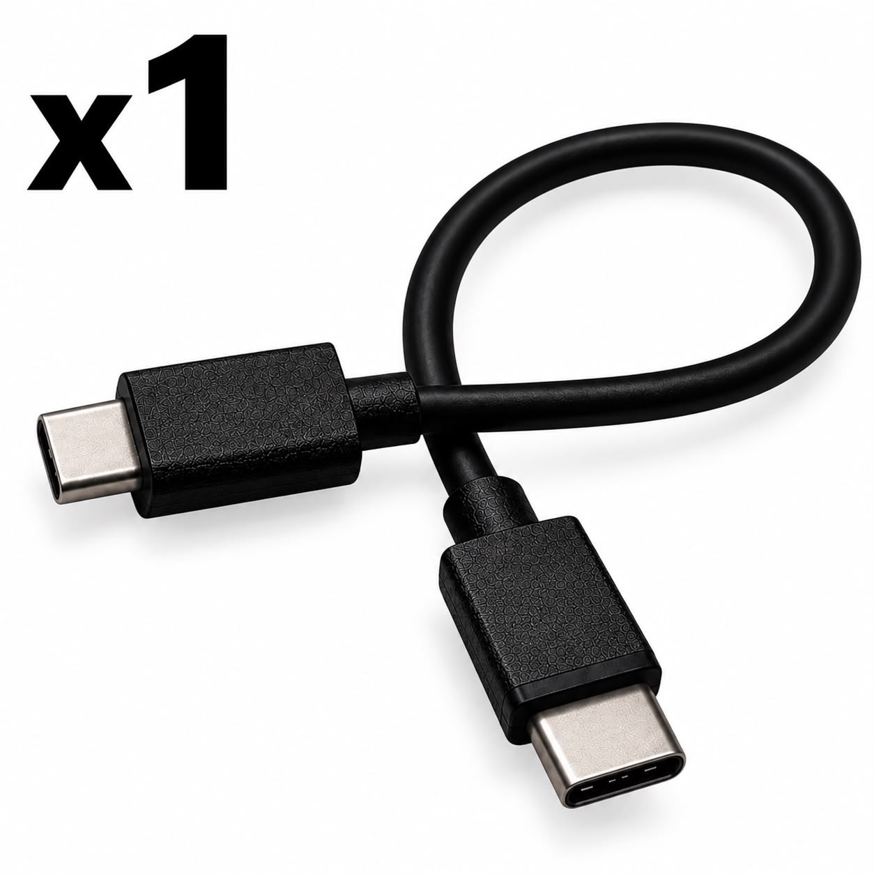 Short USB-C to USB-C Cable 1 ft USB 2.0 to Type C Male Data Transfer Cord Lot