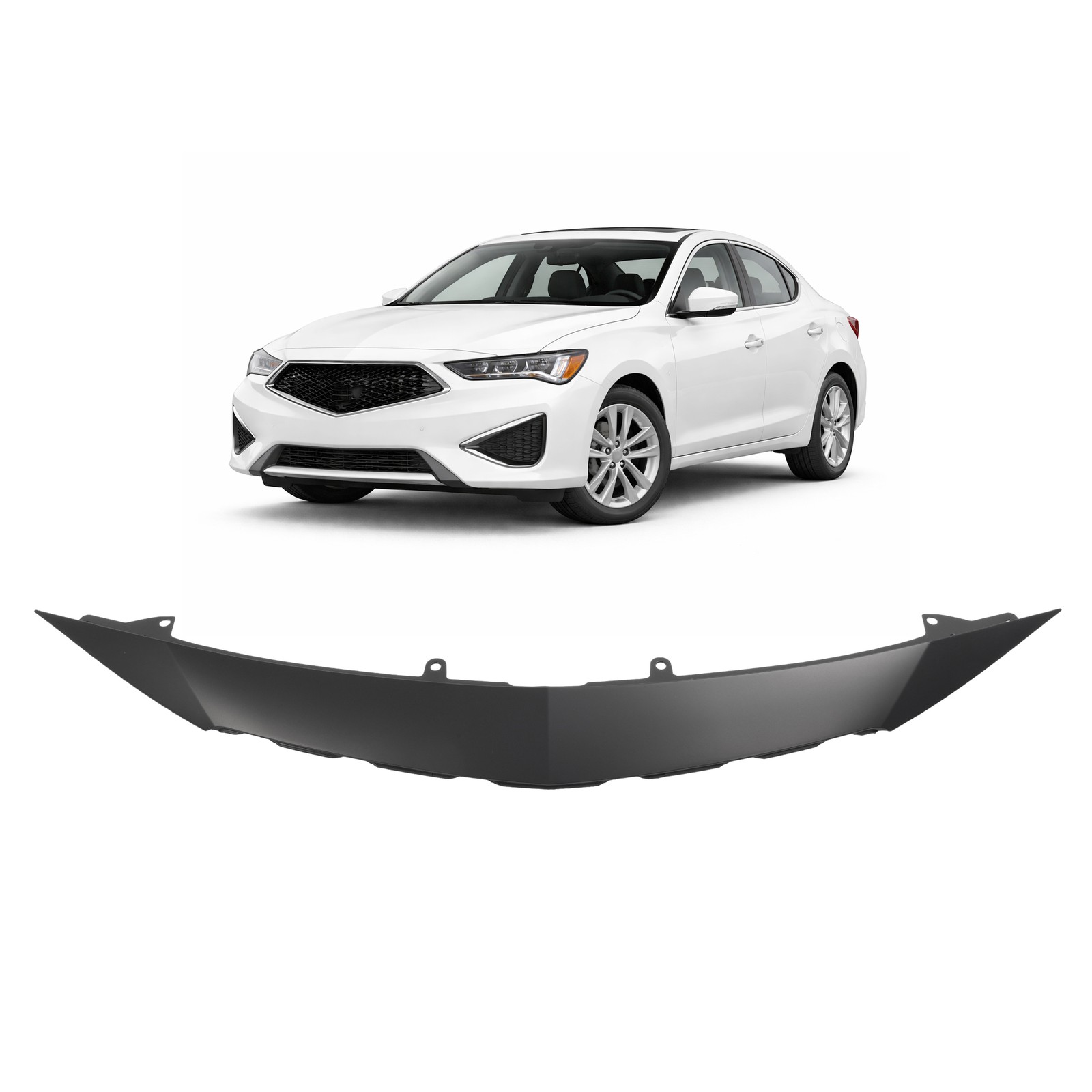 For Acura ILX 2019-2022 Base Sedan 2.4L Grille Upper Trim Molding #71105T3RA00ZC