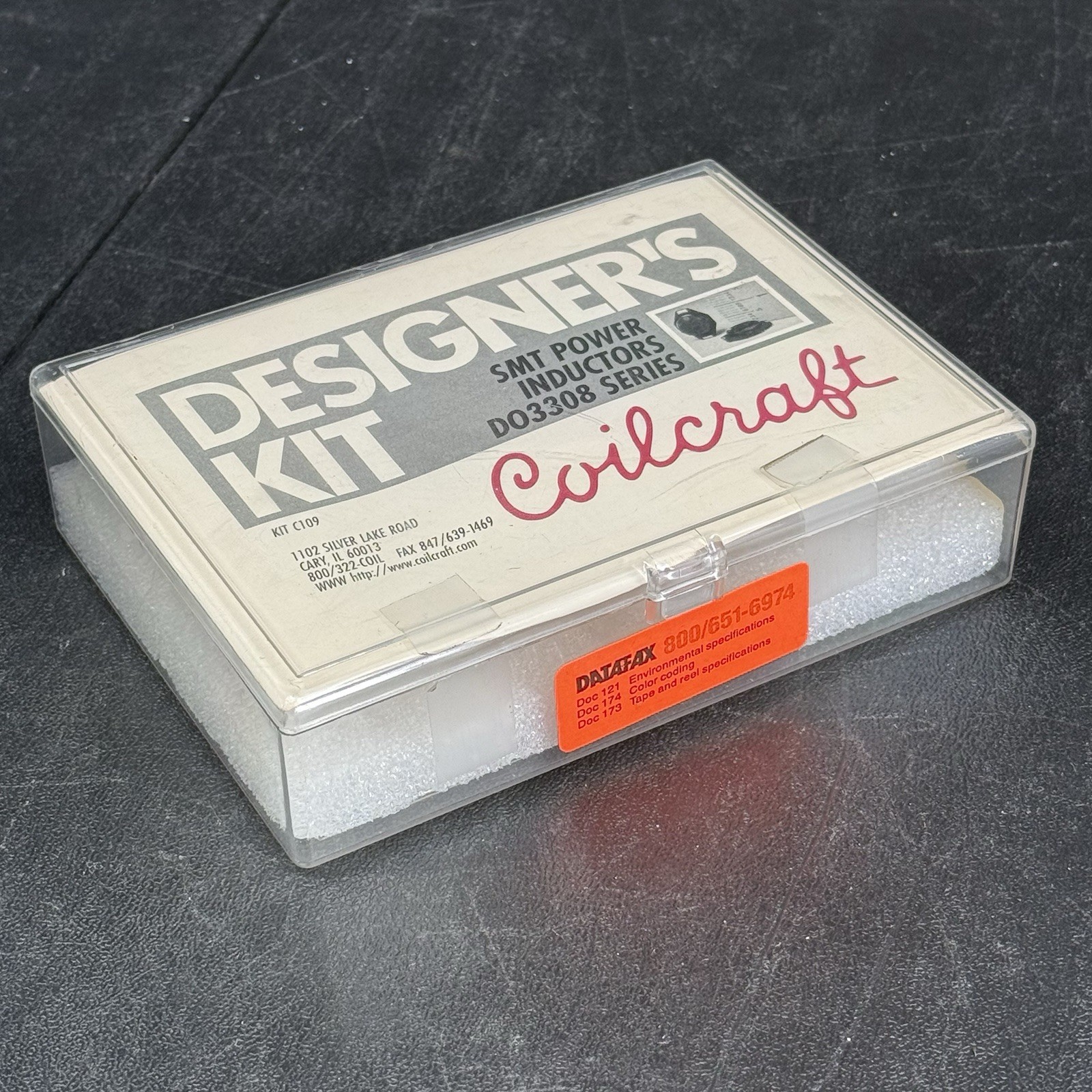 Coilcraft KIT C109 Series Surface Mount Inductors Designer\'s Kit Coilcraft KIT C109 Series Surface Mount Inductors Designer\'s Kit
