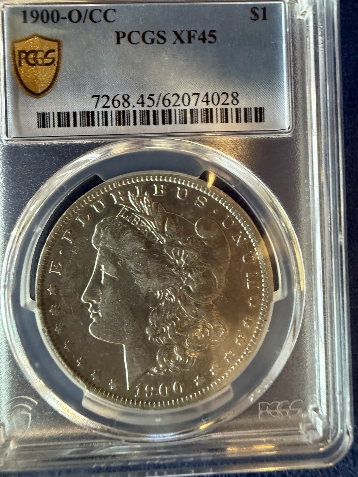 1900-O/CC Morgan Silver Dollar - $1 PCGS XF45 very Cool CoinπΊπΈπΊπΈπΊπΈππ 1900-O/CC Morgan Silver Dollar - $1 PCGS XF45 very Cool CoinπΊπΈπΊπΈπΊπΈππ
