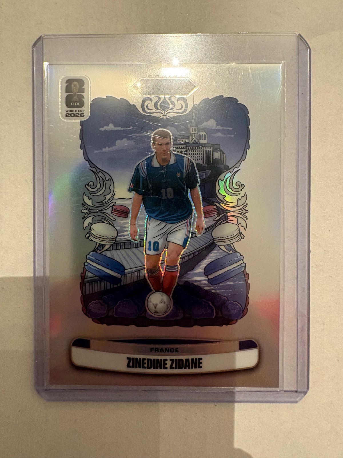 2026 Panini Prizm FIFA World Cup #22 Zinedine Zidane National Landmarks 2026 Panini Prizm FIFA World Cup #22 Zinedine Zidane National Landmarks