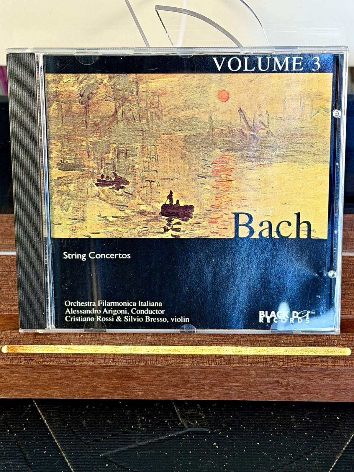 J.S. Bach String Concertos Vol 3 CD Classical Concerto Black Dot 1994 80032 J.S. Bach String Concertos Vol 3 CD Classical Concerto Black Dot 1994 80032