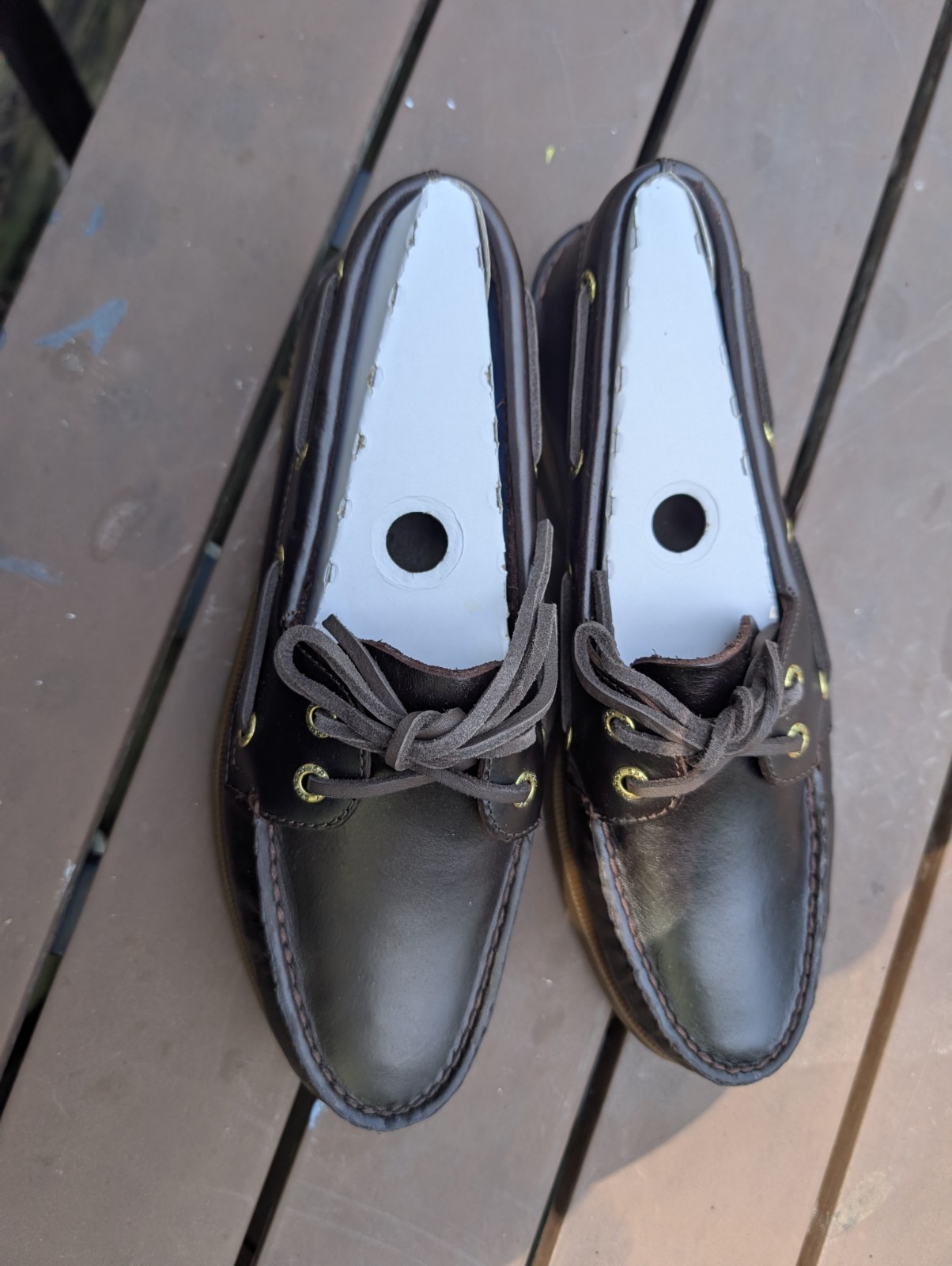 Sperry Top-Sider Men\'s 7 Authentic Original 2 Eye Boat Shoe Brown/Amaretto 
