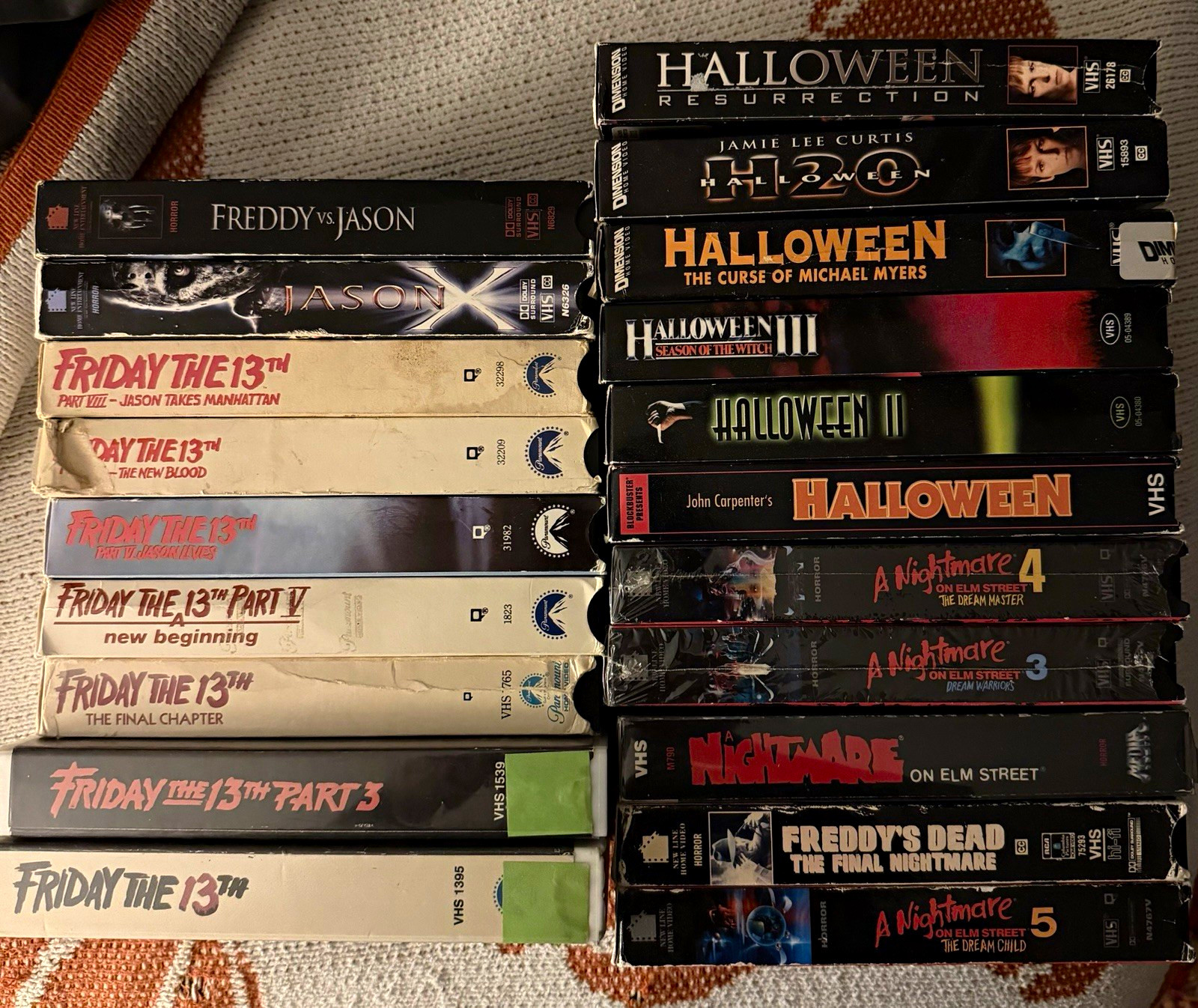 Horror VHS Movie Lot. Halloween Essentials Horror VHS Movie Lot. Halloween Essentials