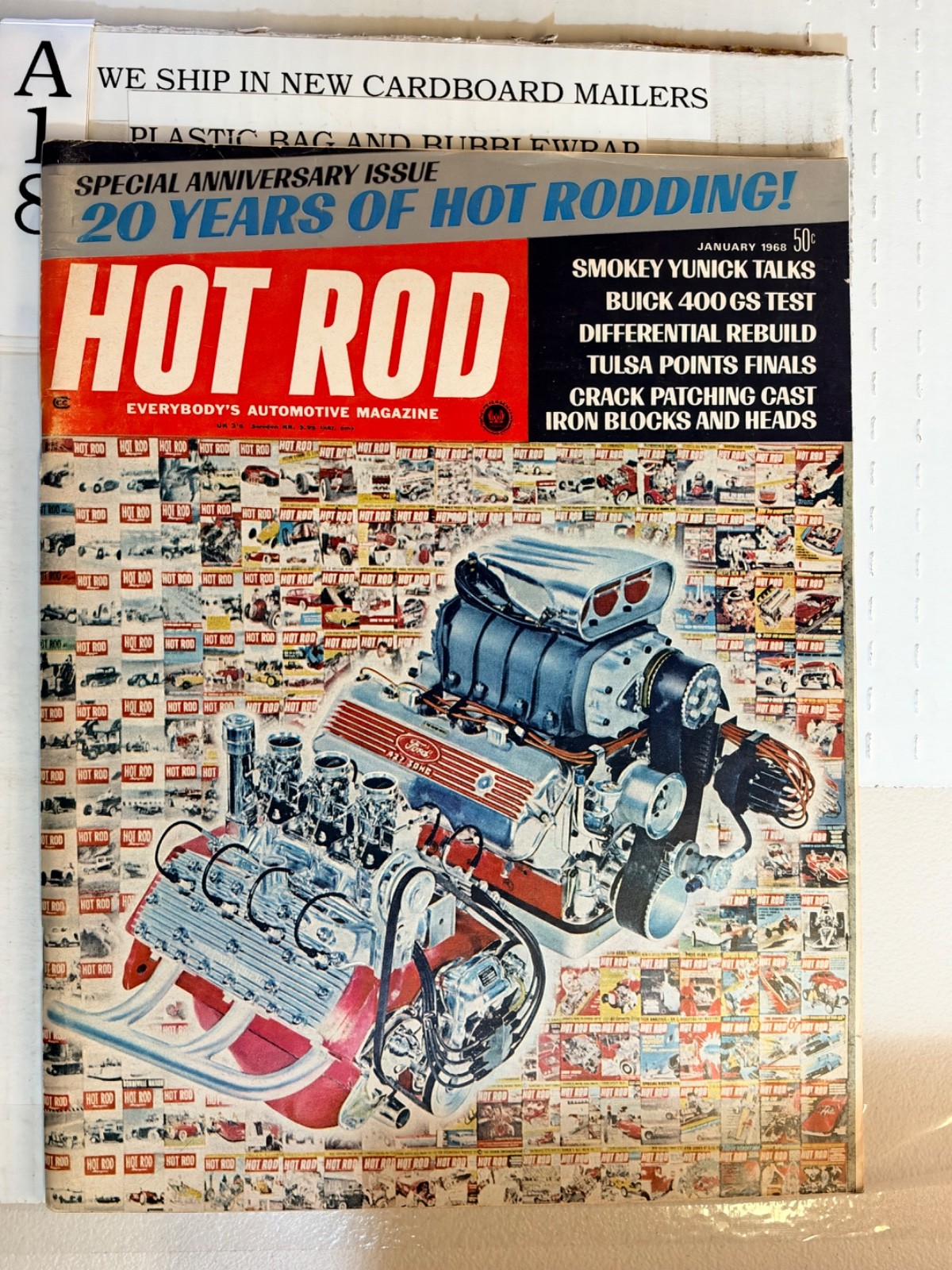 Vintage Hot Rod Magazine January 1968