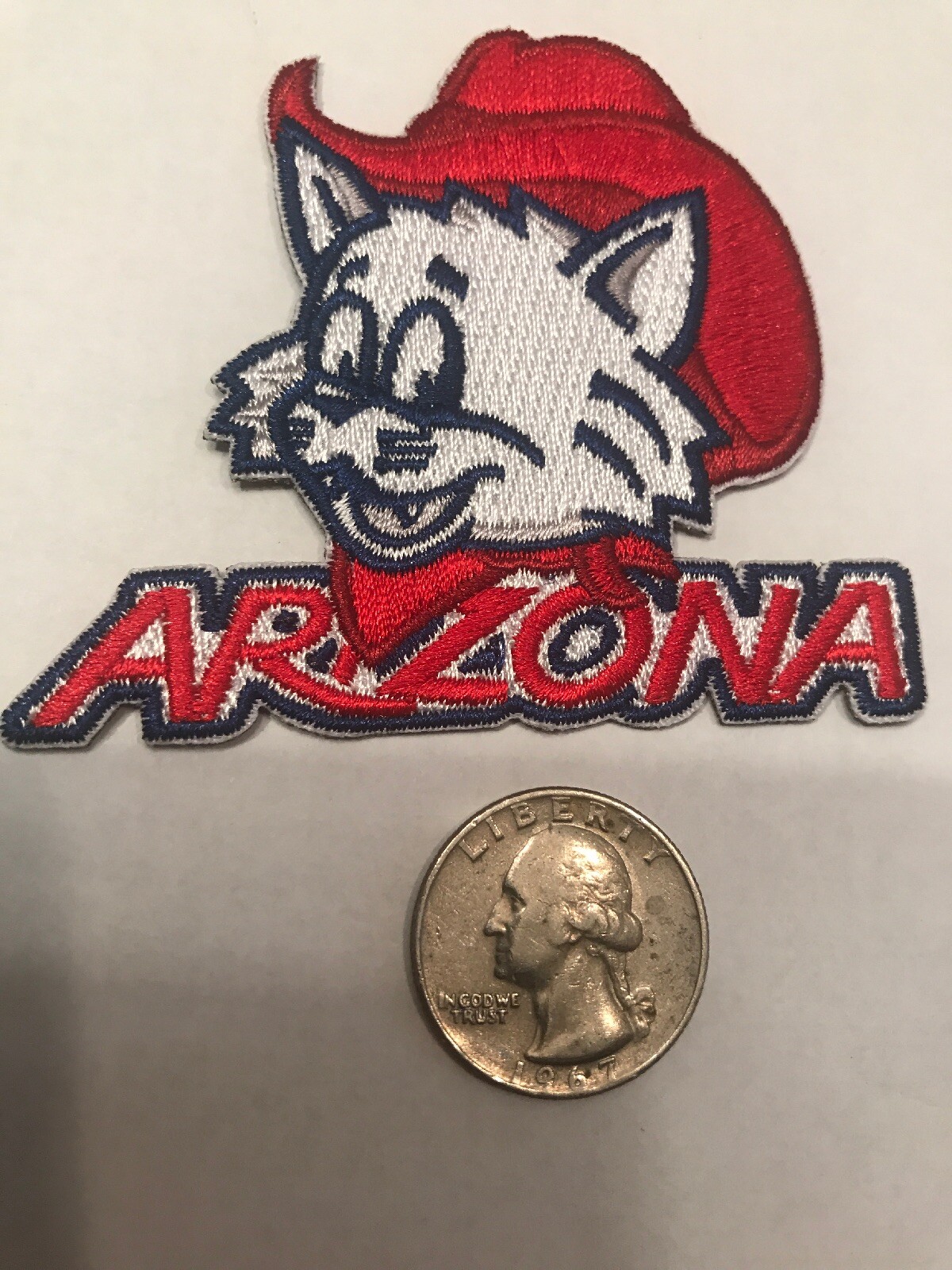 Arizona Wildcats Vintage Embroidered Iron On Patch AWESOME 3