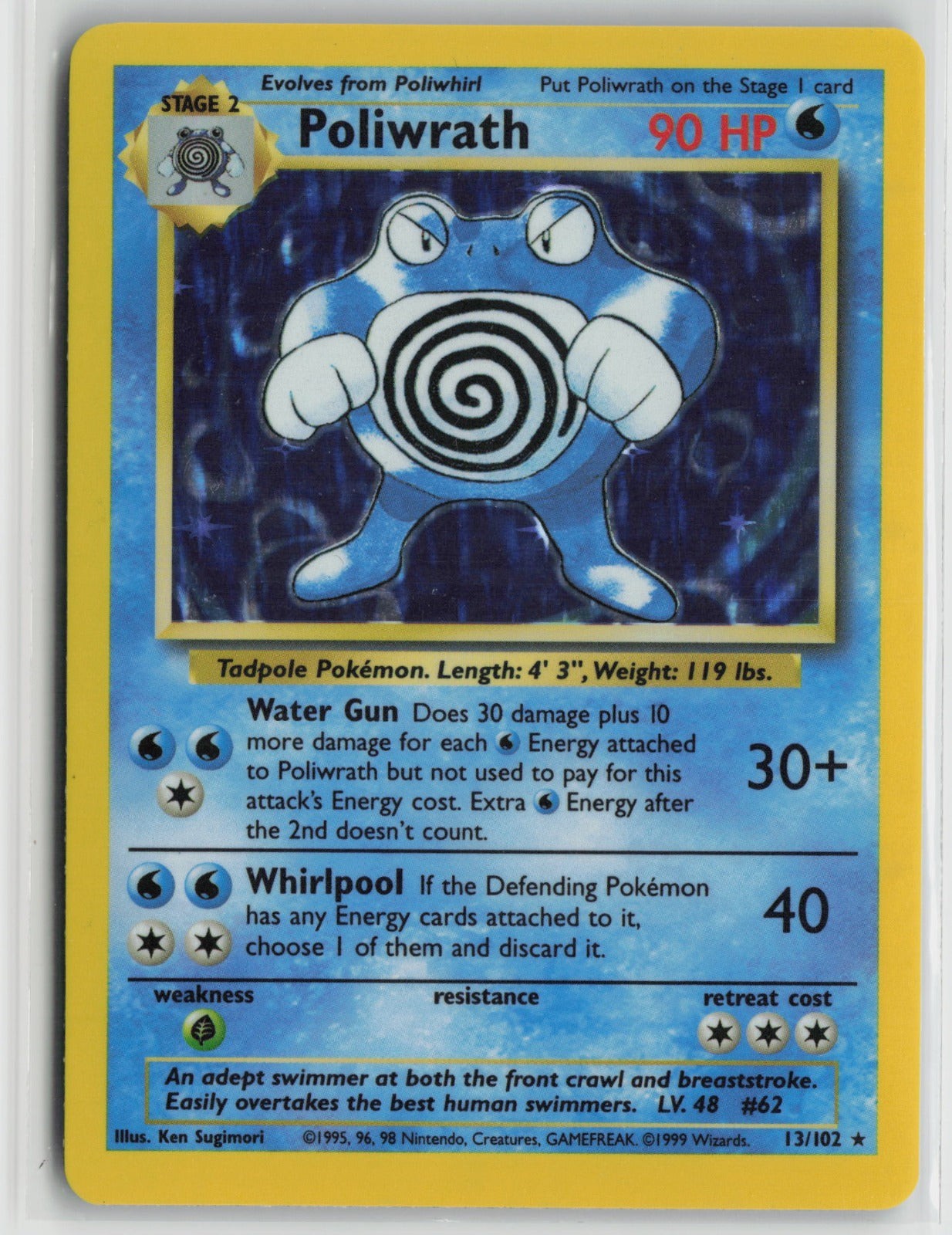 Poliwrath Holo Rare BS 013/102 LP Poliwrath Holo Rare BS 013/102 LP