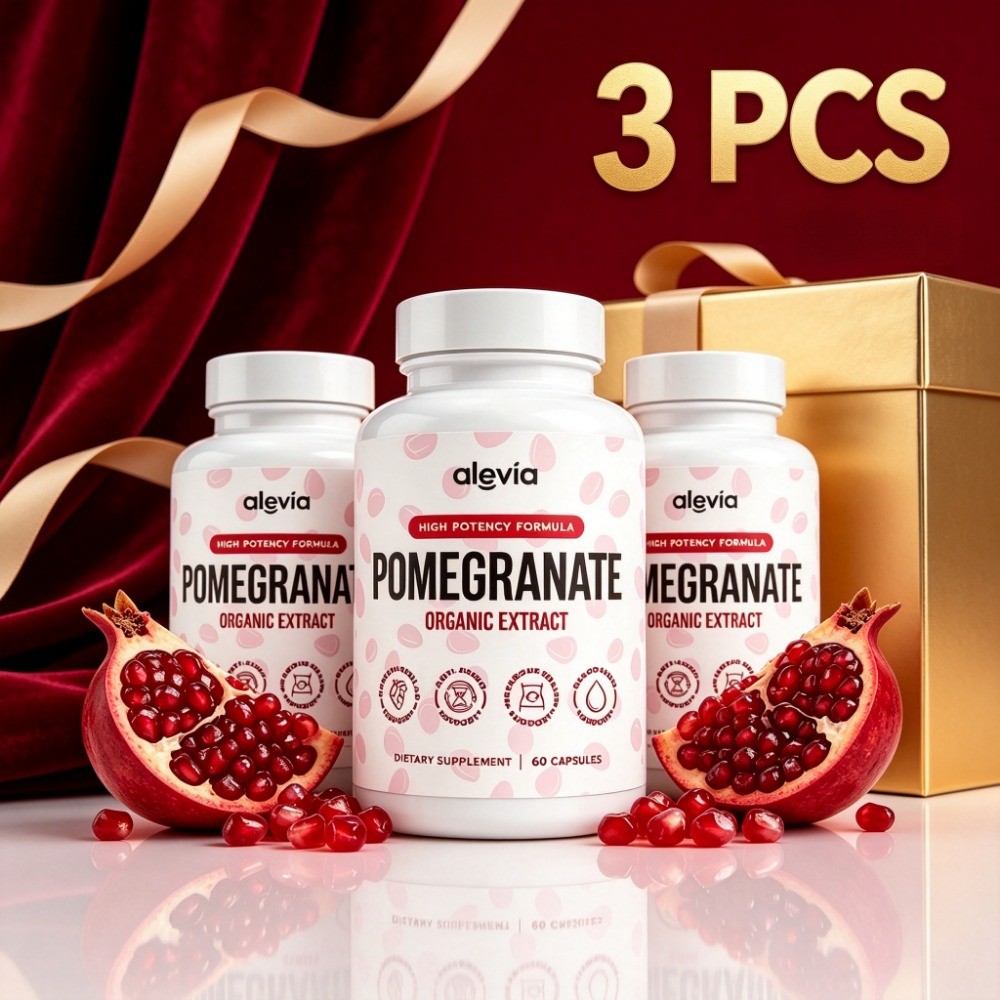 3PACK-Alevia Pomegranate Capsules 180ct Organic Extract Antioxidant US HOT🔥🔥🔥 3PACK-Alevia Pomegranate Capsules 180ct Organic Extract Antioxidant US HOT🔥🔥🔥