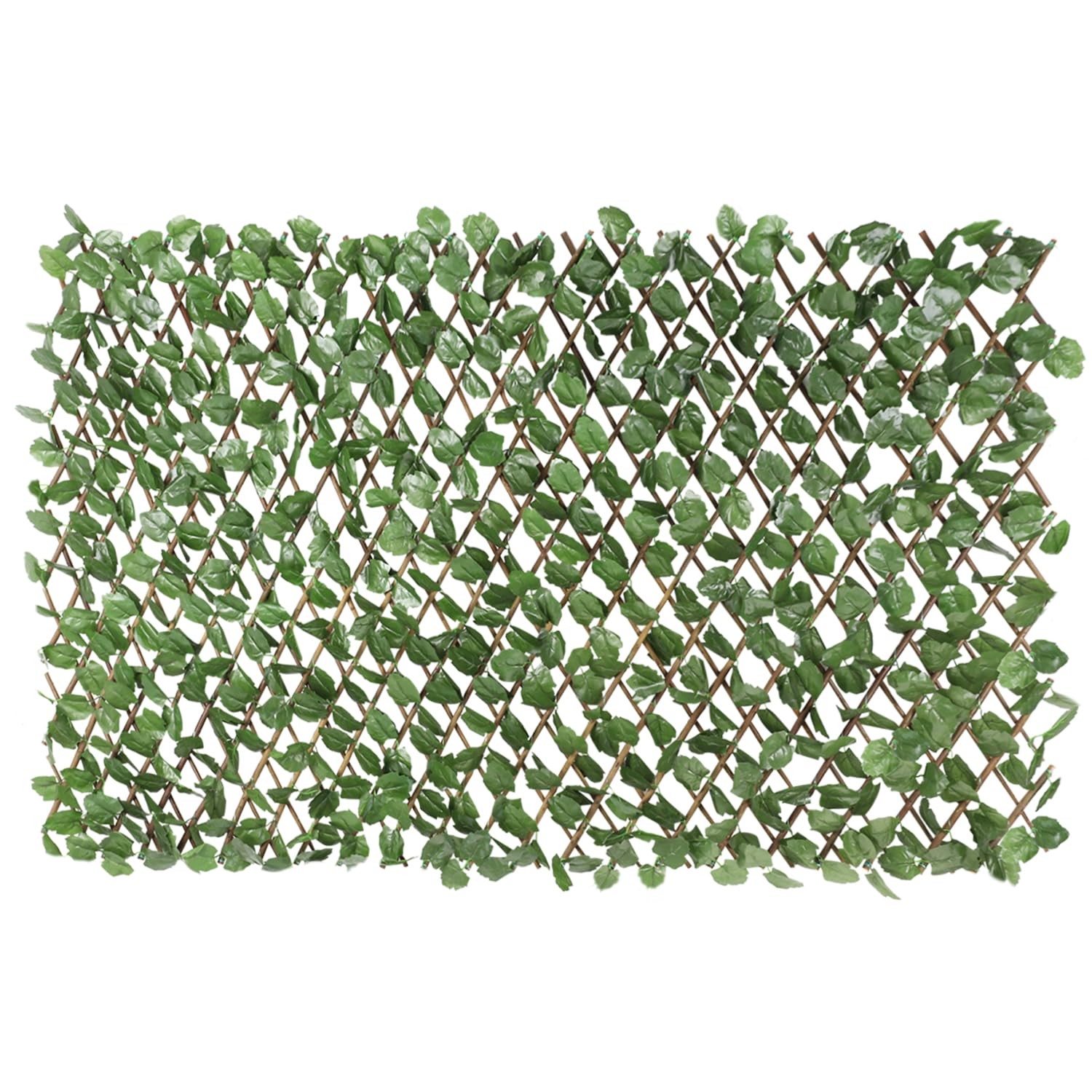 SunnyRoyal Artificial Leaf Faux Ivy Privacy Fence Screen - Single Sided Ivy SunnyRoyal Artificial Leaf Faux Ivy Privacy Fence Screen - Single Sided Ivy