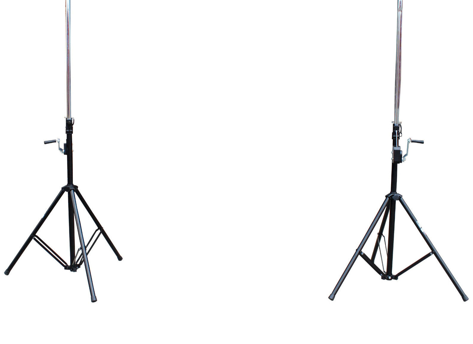 2 Crank Stands Supports Triangle Truss Segments for DJ Lighting
