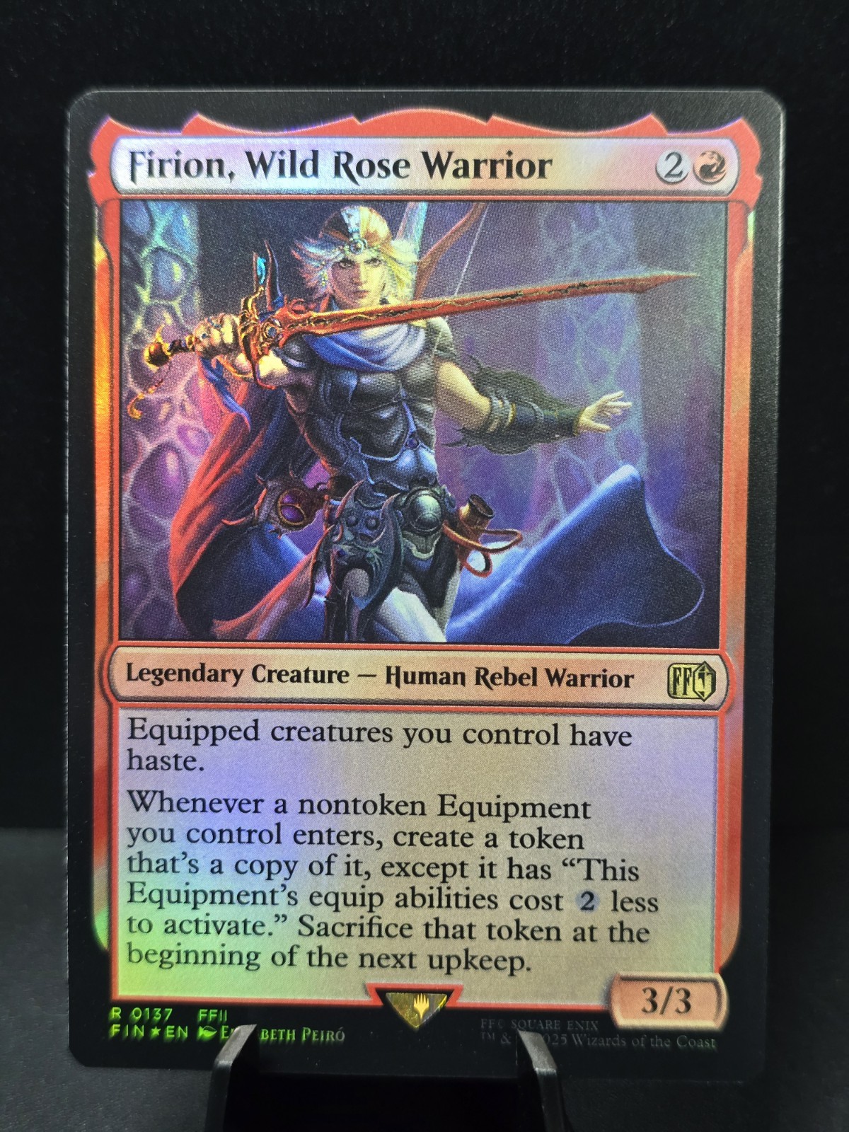 Firion, Wild Rose Warrior #137 Foil Magic the Gathering Final Fantasy Near Mint