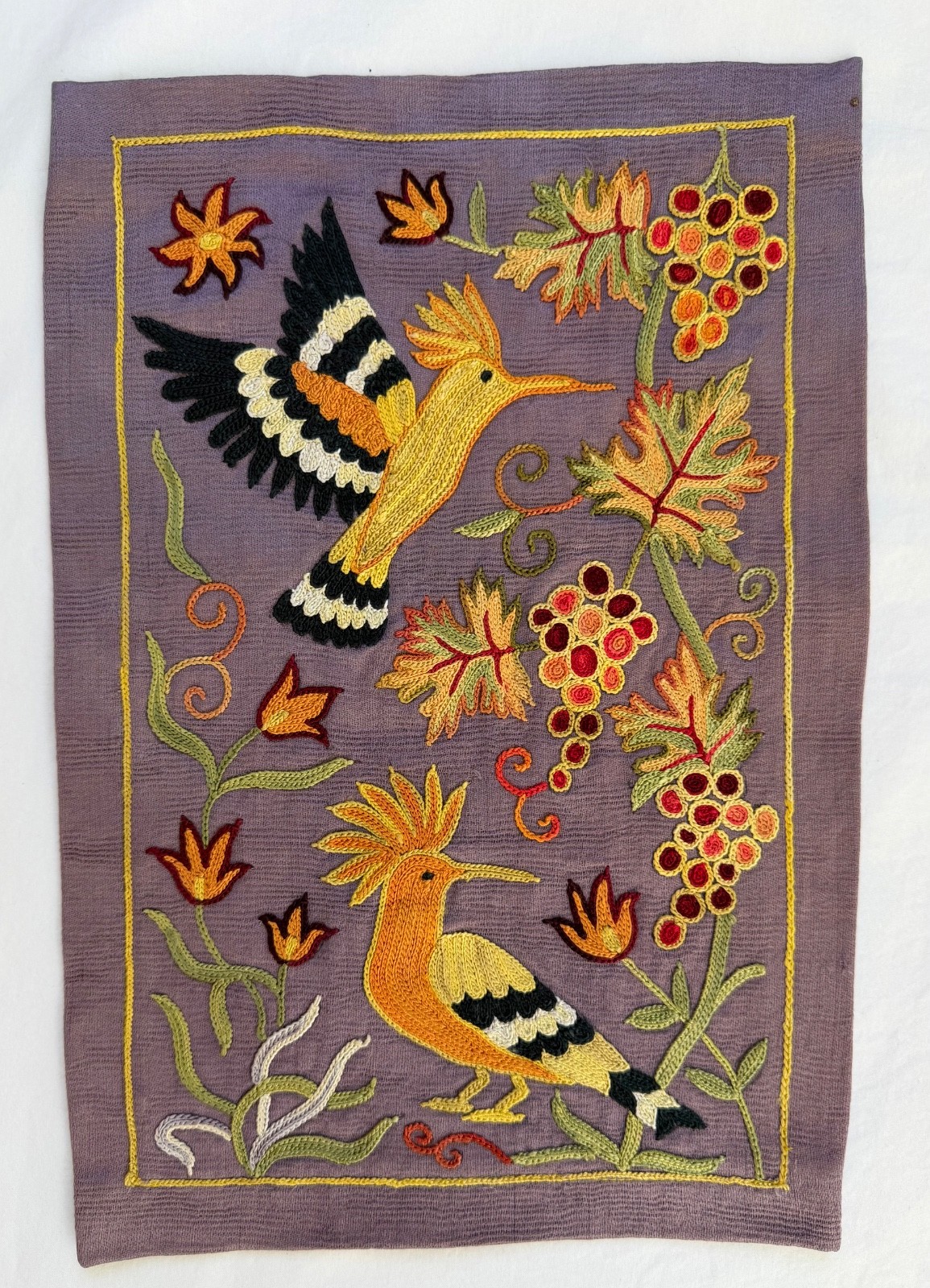 Uzbek Handmade Silk Suzani, New, Shipped from USA Uzbek Handmade Silk Suzani, New, Shipped from USA