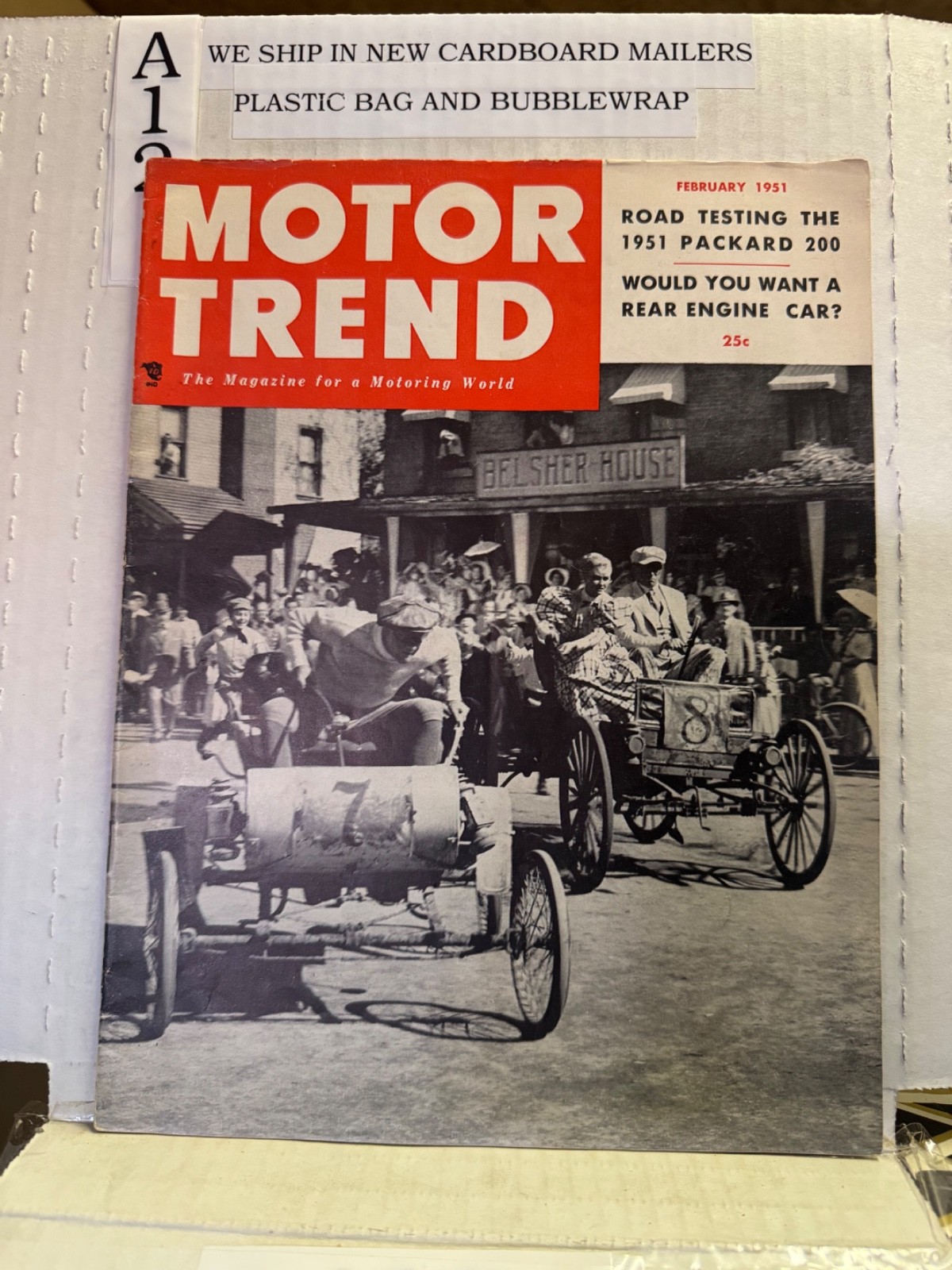 Vintage Motor Trend Magazine Febuary 1951