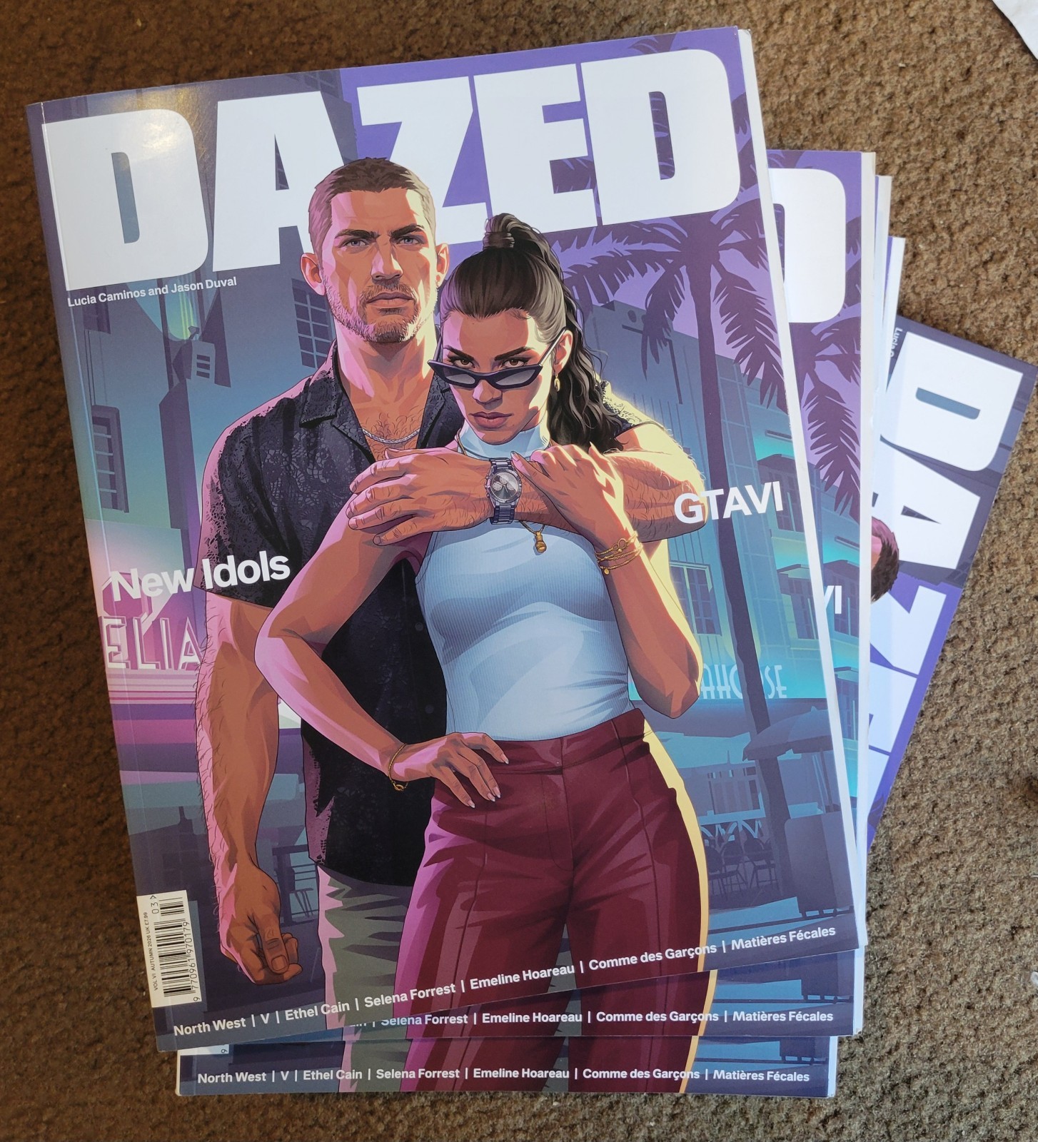 GTA VI 6 Dazed & Confused Magazine #293 Autumn 2026 ROCKSTAR GAMES + Stickers GTA VI 6 Dazed & Confused Magazine #293 Autumn 2026 ROCKSTAR GAMES + Stickers