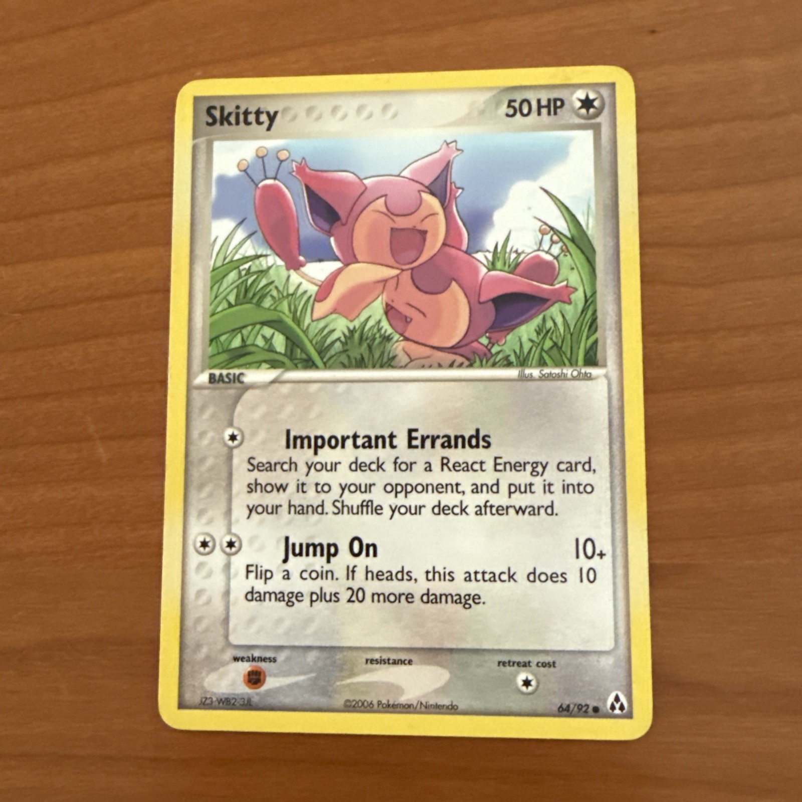 Pokemon Skitty EX Legend Maker 64/92 LP