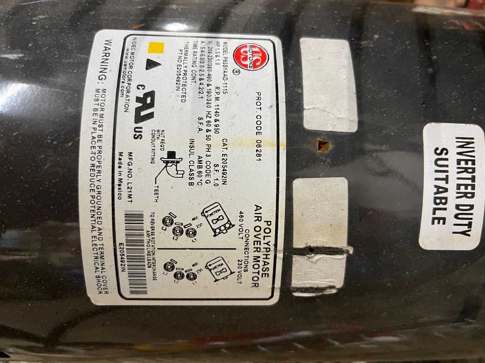 HUSSMANN E205492IN Replacement Motor