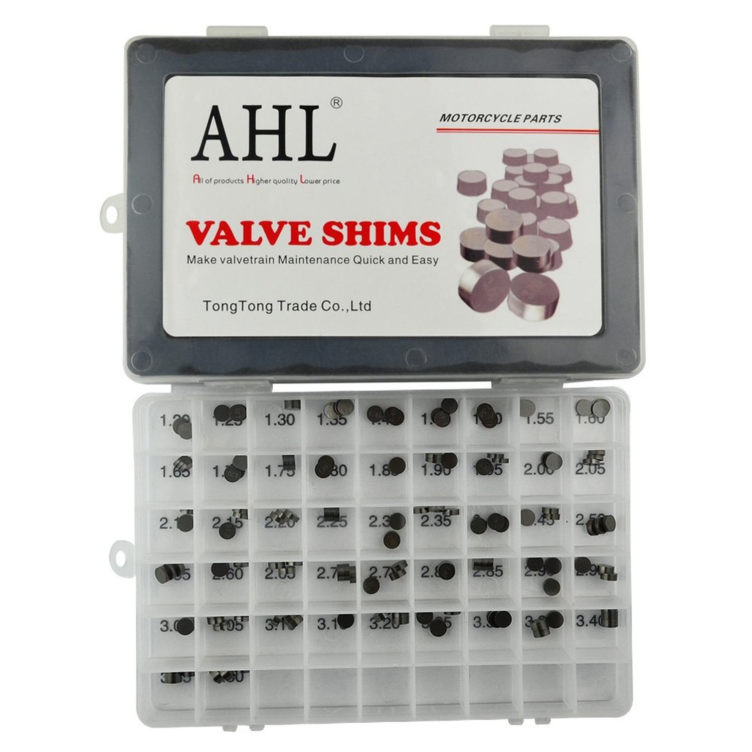 AHL 7.48mm O.D. 1.20mm-3.50mm Thick Adjustable Valve Shim Kit for Honda NPS50... AHL 7.48mm O.D. 1.20mm-3.50mm Thick Adjustable Valve Shim Kit for Honda NPS50...