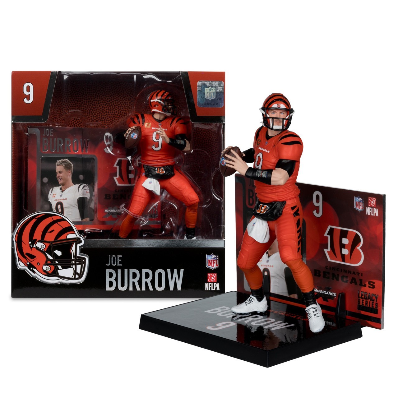 McFarlane  NFL  Joe Burrow - Cincinnati Bengals - ALT JERSEY  7\