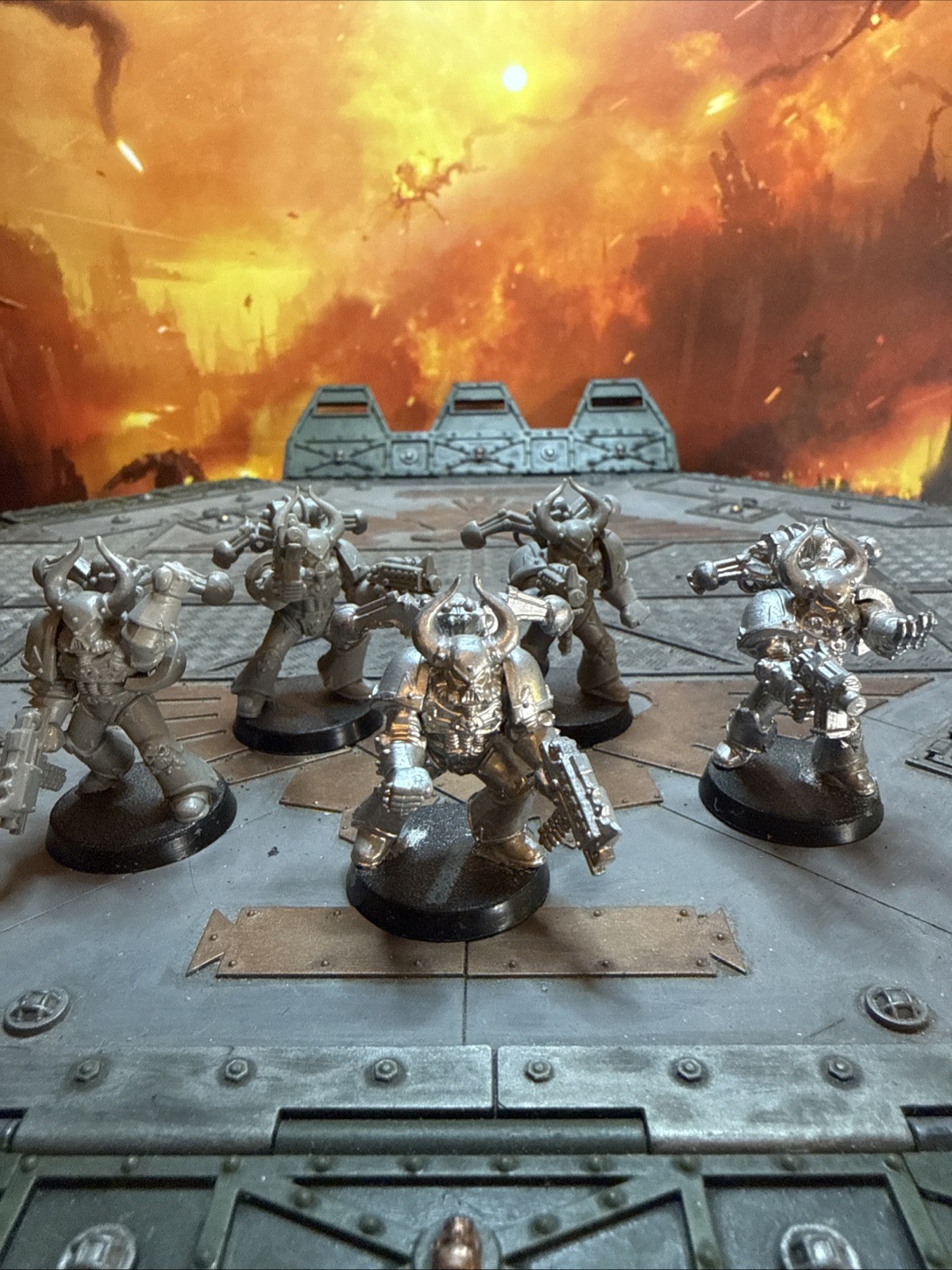 Warhammer 2nd Edition 40K CHAOS SPACE MARINE x5 #1 citadel Oldhammer 90s GW OOP Warhammer 2nd Edition 40K CHAOS SPACE MARINE x5 #1 citadel Oldhammer 90s GW OOP