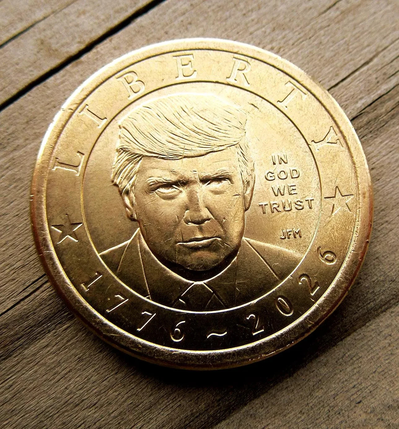 MAGA President Donald J. Trump 2026-P Uncirculated Mint $1 Dollar Coin. MAGA President Donald J. Trump 2026-P Uncirculated Mint $1 Dollar Coin.