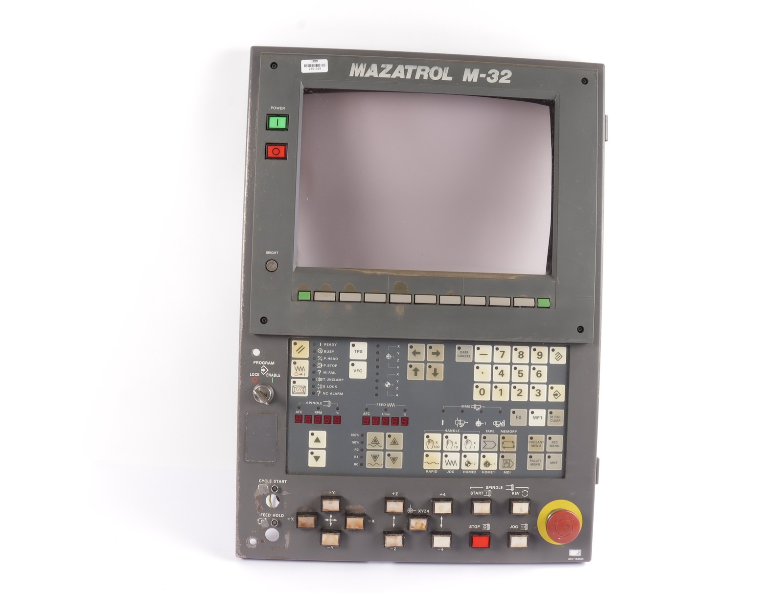 Mitsubishi Operation Board YZ441-C3 BN111B648 from MAZATROL M-32 -2301329