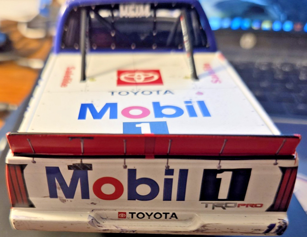 Corey Heim 2025 Lionel #1 Mobil #11 Charlotte Roval Raced Win Toyota Tundra 1/24 Corey Heim 2025 Lionel #1 Mobil #11 Charlotte Roval Raced Win Toyota Tundra 1/24
