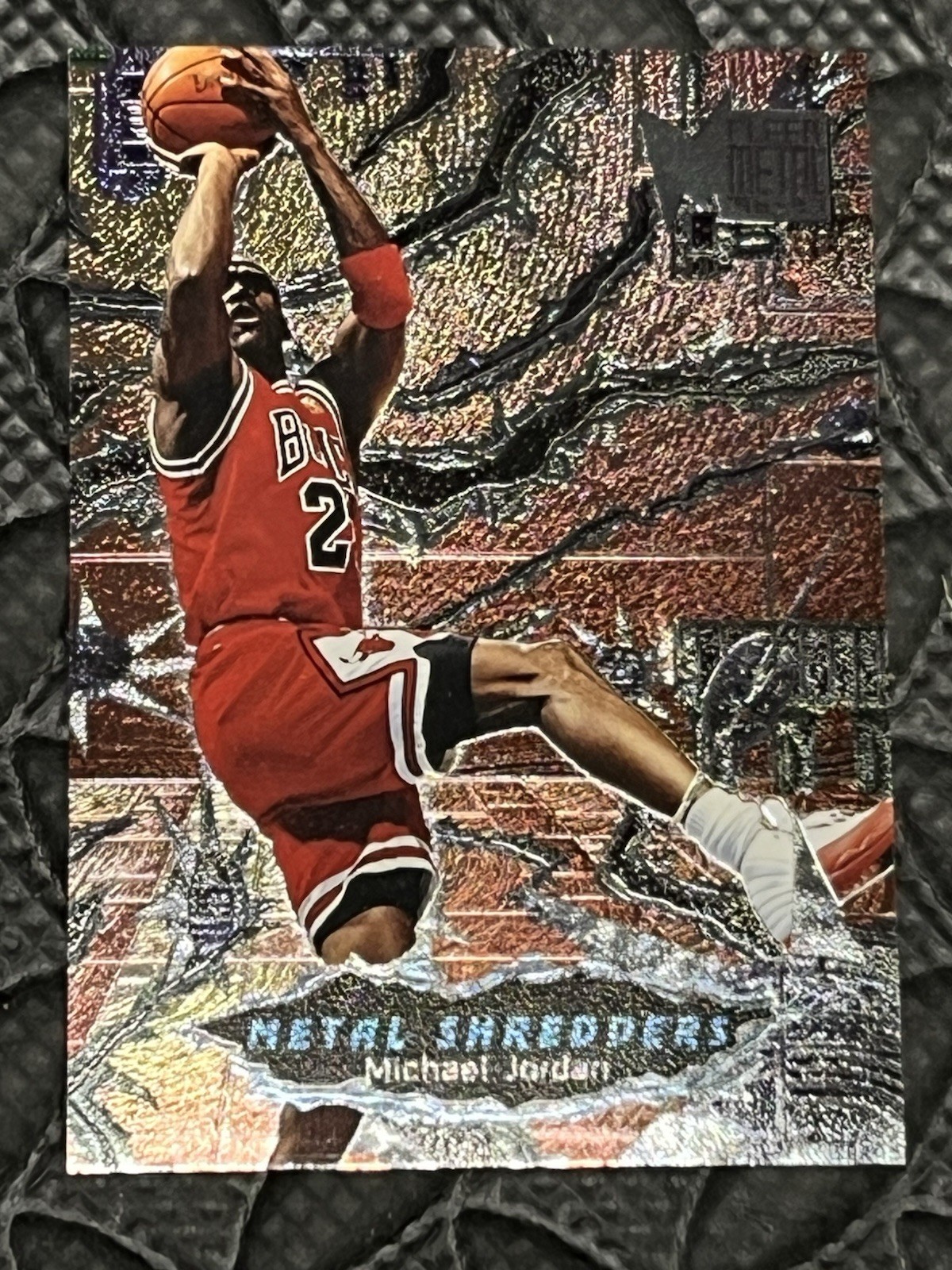 Fleer/SkyBox 1996-97 Metal Shredders Michael Jordan #241 Chicago Bulls NBA Fleer/SkyBox 1996-97 Metal Shredders Michael Jordan #241 Chicago Bulls NBA