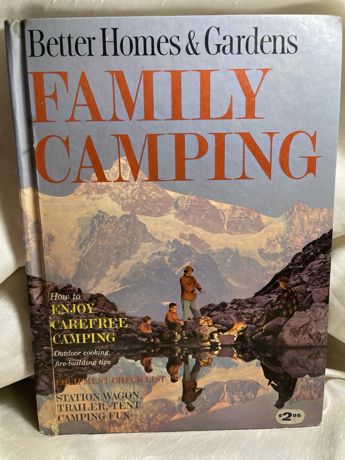 Vintage 1961 Better Homes & Gardens Family Camping HC Book Mid-Century Retro