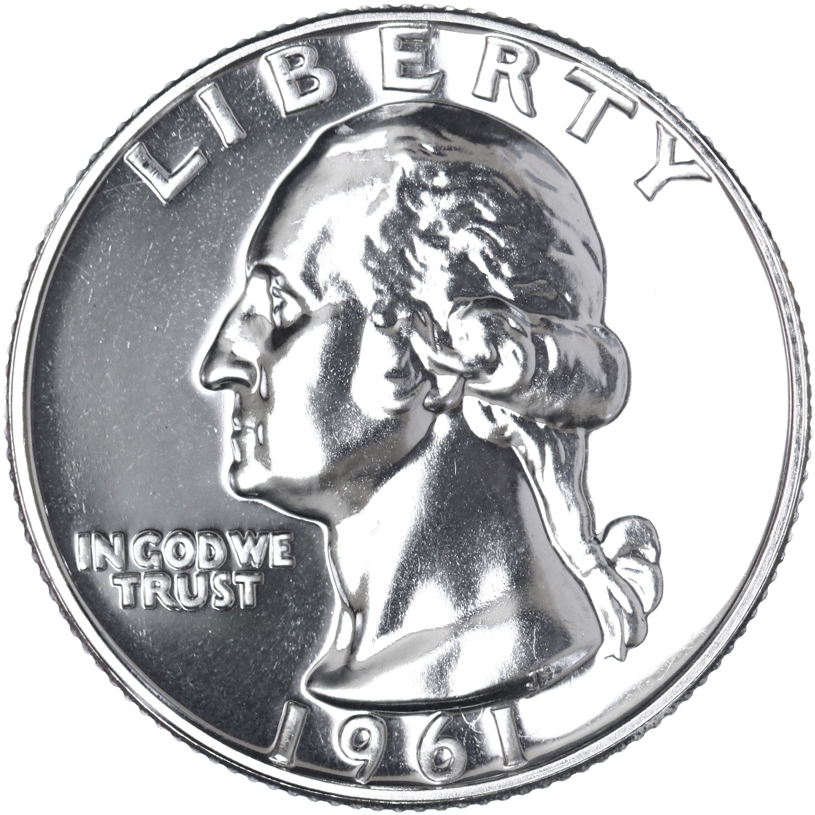 1961 (P) Washington Quarter Gem Proof 90% Silver