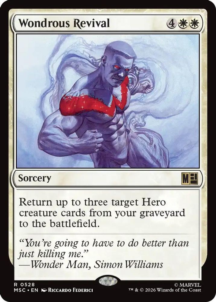 2026 Magic: The Gathering: MSC - Wondrous Revival #528 (Rare, Near Mint)
