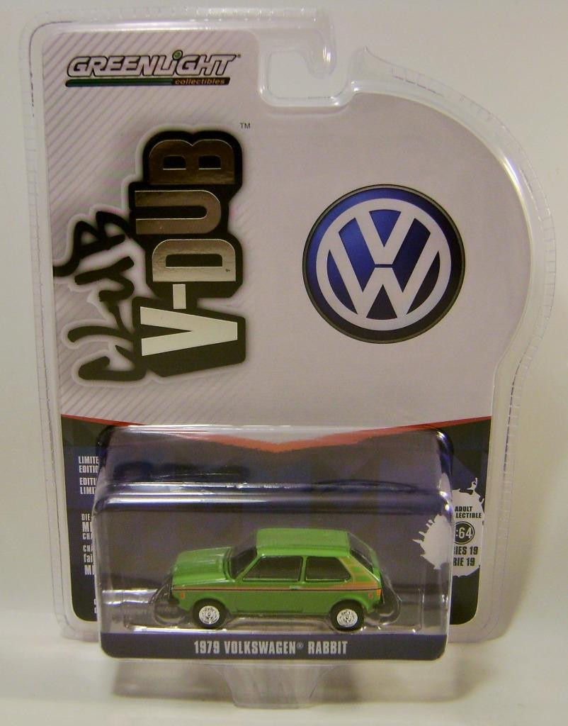 1979 \'79 VW VOLKSWAGEN RABBIT V-DUB R19 GREENLIGHT DIECAST 2024