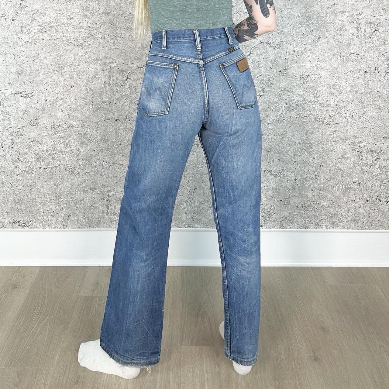 1970\'s Maverick Vintage Western Faded Worn In Straight Leg Jeans / Size 30 31