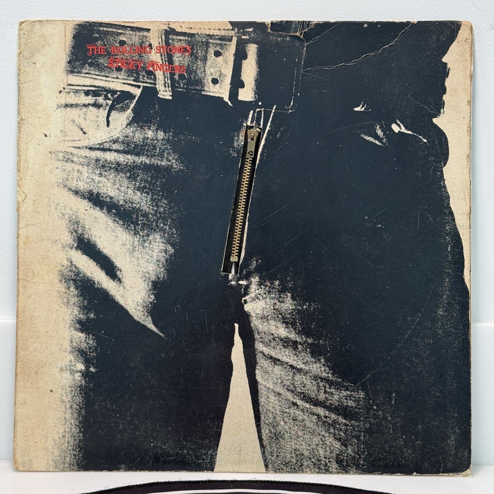ROLLING STONES Sticky Fingers 1971 1st Press COC 59100 Andy Warhol Zipper Cover
