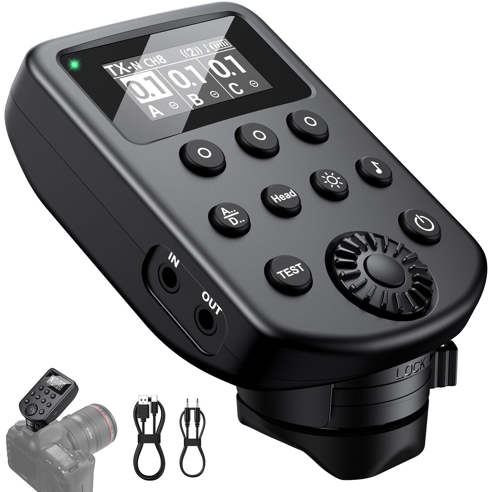 Wireless Flash Trigger for Profoto Air1/Air2 - Remote Photography Accessory