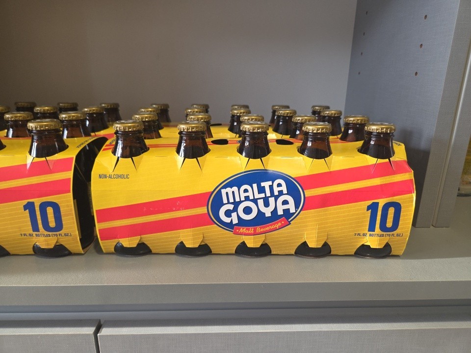 Goya Malta Goya Non-Alcoholic Malt Soft Drink, 10-Pack 12 fl oz Glass Bottles