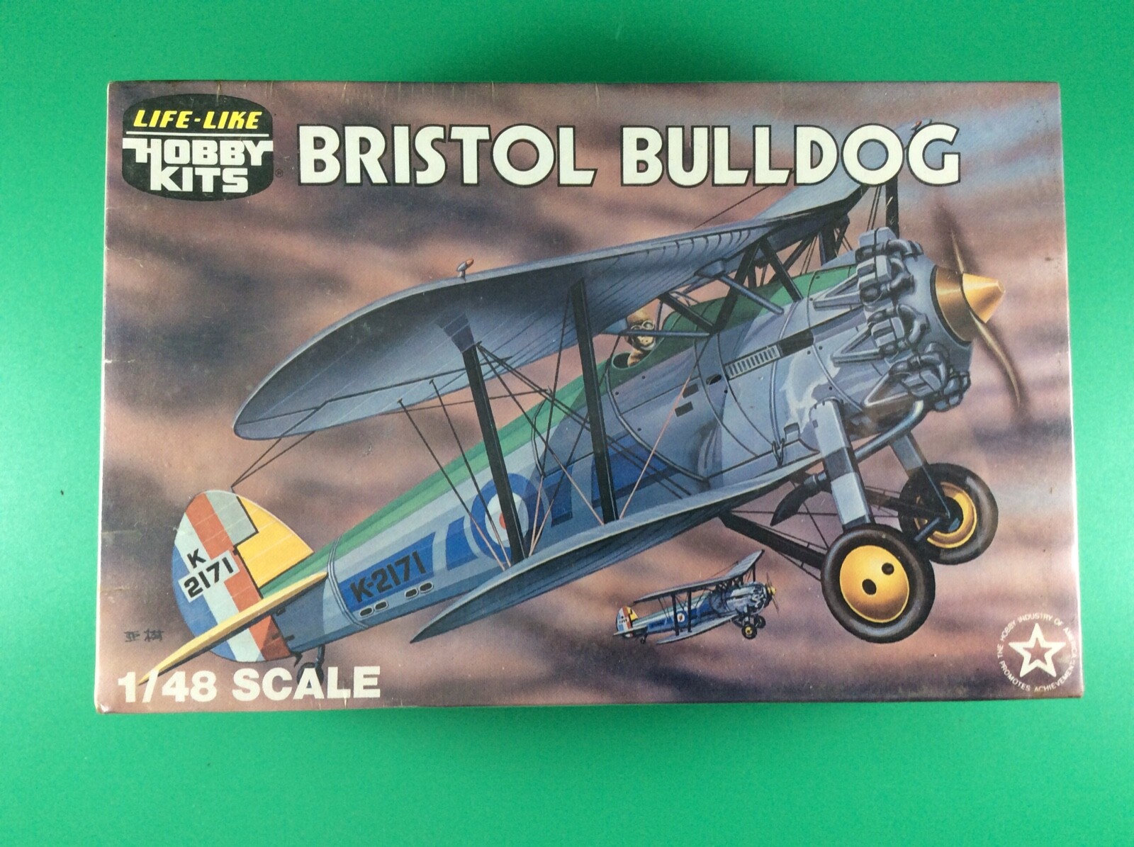 Life Like Hobby Kits Bristol Bulldog Model #9609 1/48 Scale Sealed Vintage Plane