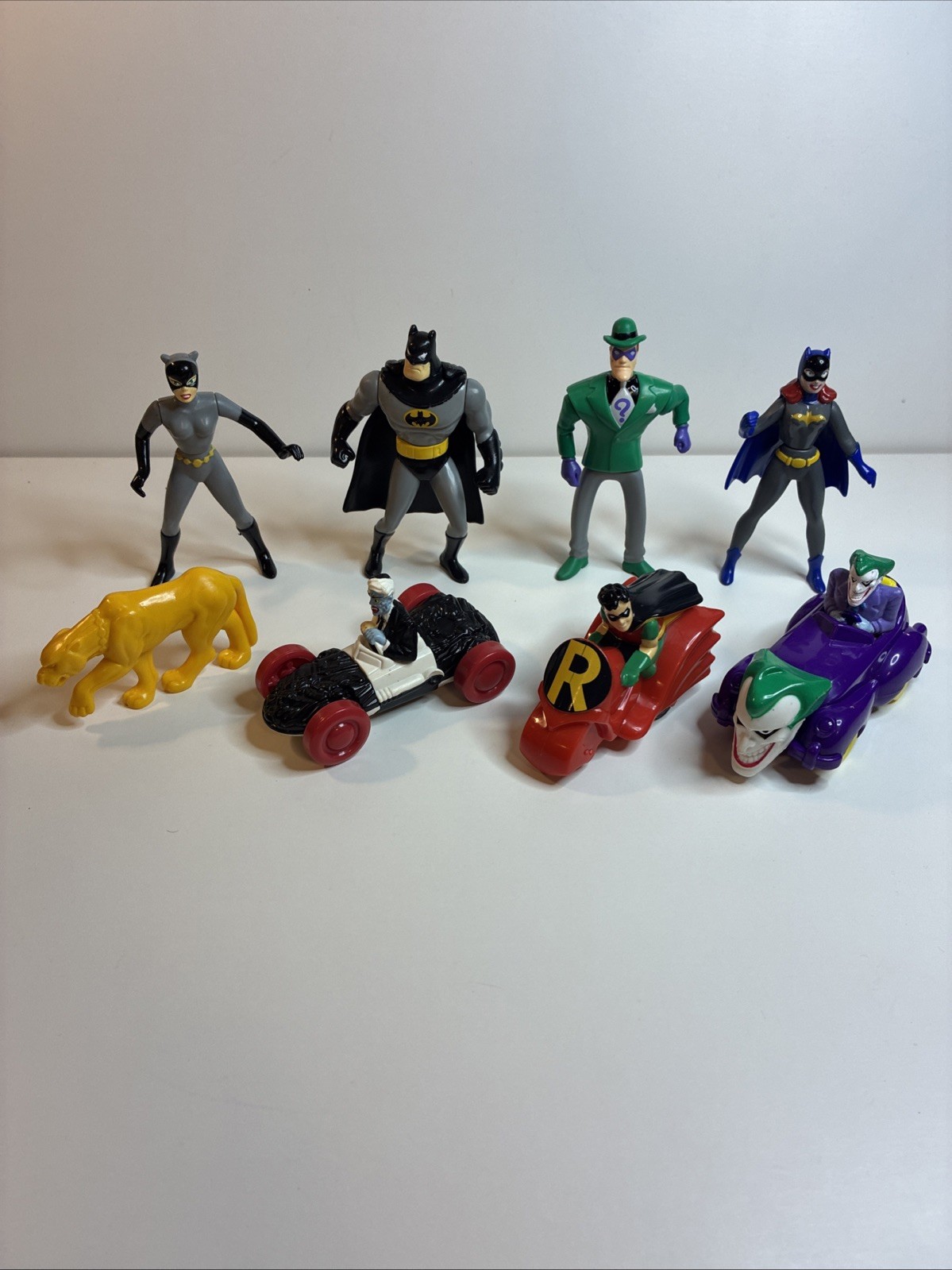 McDonald\'s 1993 Batman: The Animated Series - Happy Meal toys - Set of 8 Figures