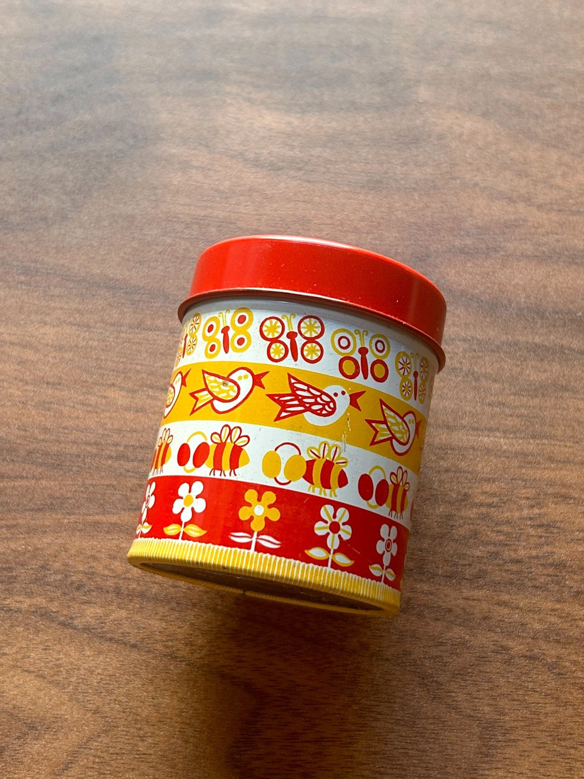 Vintage Collectible Mini Matchstick Tin 60s 70s Rare Takahashi Japan Groovy Vintage Collectible Mini Matchstick Tin 60s 70s Rare Takahashi Japan Groovy