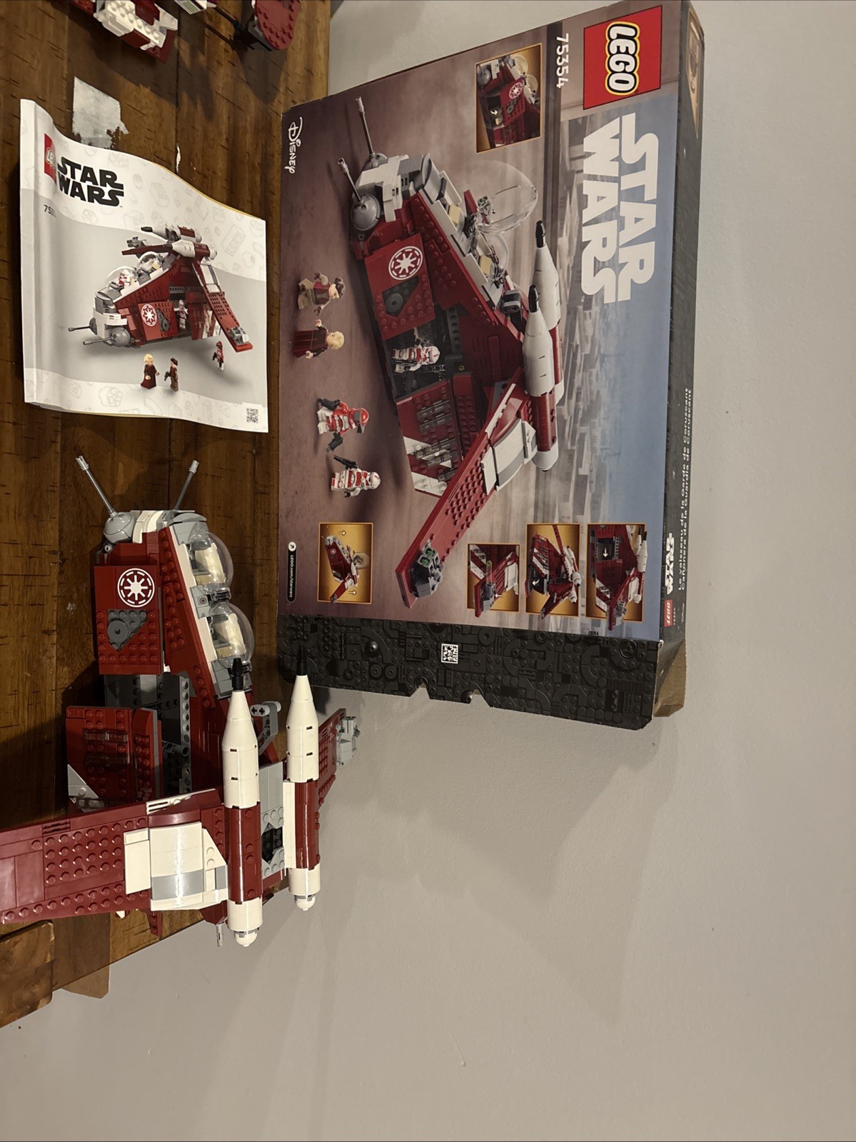 Lego Stars Wars Coruscant Guard Gunship(75354) Build+box+instructions. NO FIGS Lego Stars Wars Coruscant Guard Gunship(75354) Build+box+instructions. NO FIGS