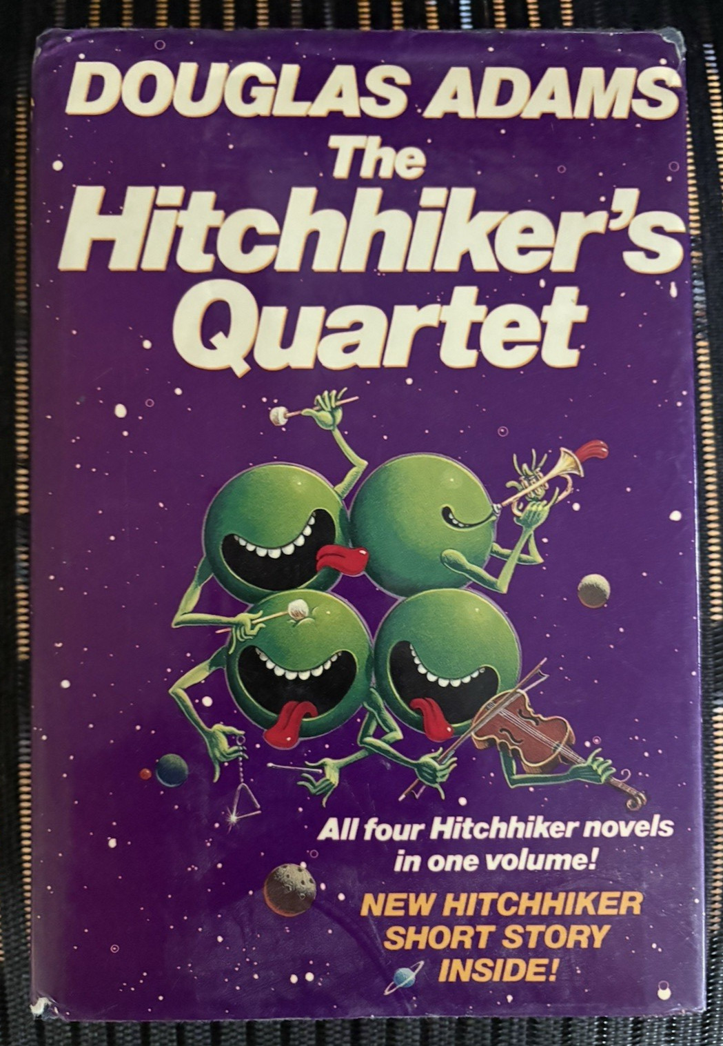 The Hitchhiker\'s Quartet Douglas Adams 1st Printing 1986 Harmony Books Hardcover