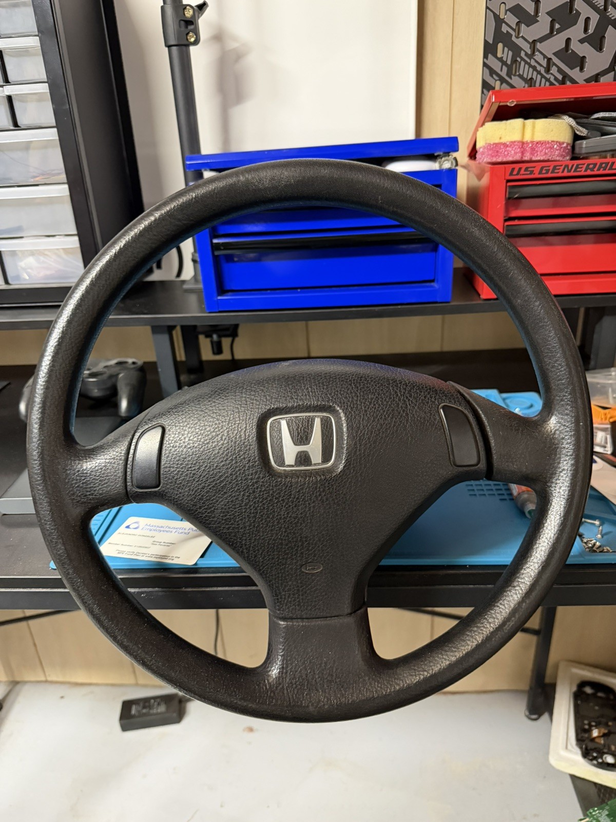 Steering Wheel 3-Spoke Non SRS for Honda Civic EG3-9 EJ1-2 1992-1995 Steering Wheel 3-Spoke Non SRS for Honda Civic EG3-9 EJ1-2 1992-1995
