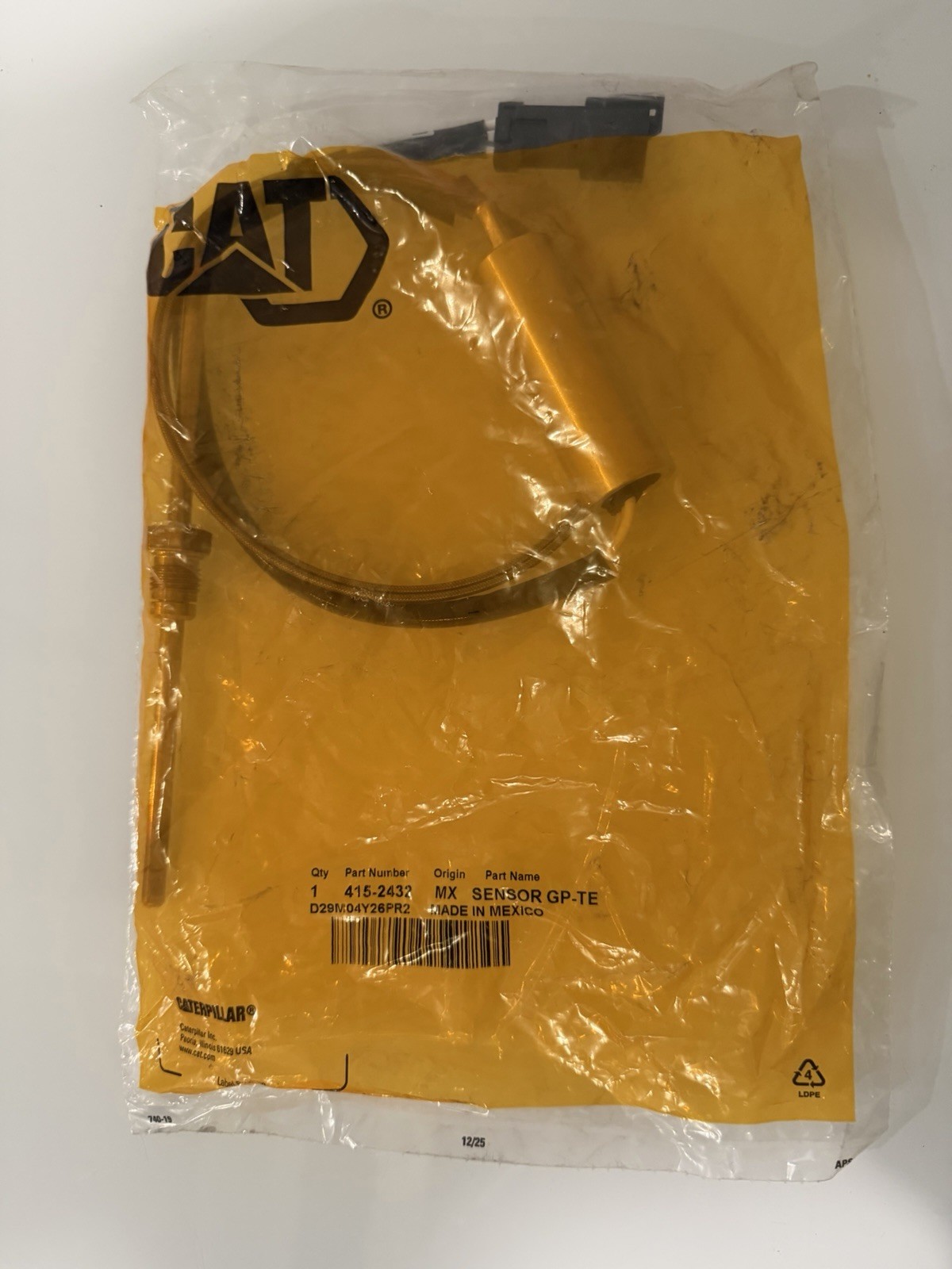 Catapillar 415-2432 US Sensor GP Cable Catapillar 415-2432 US Sensor GP Cable