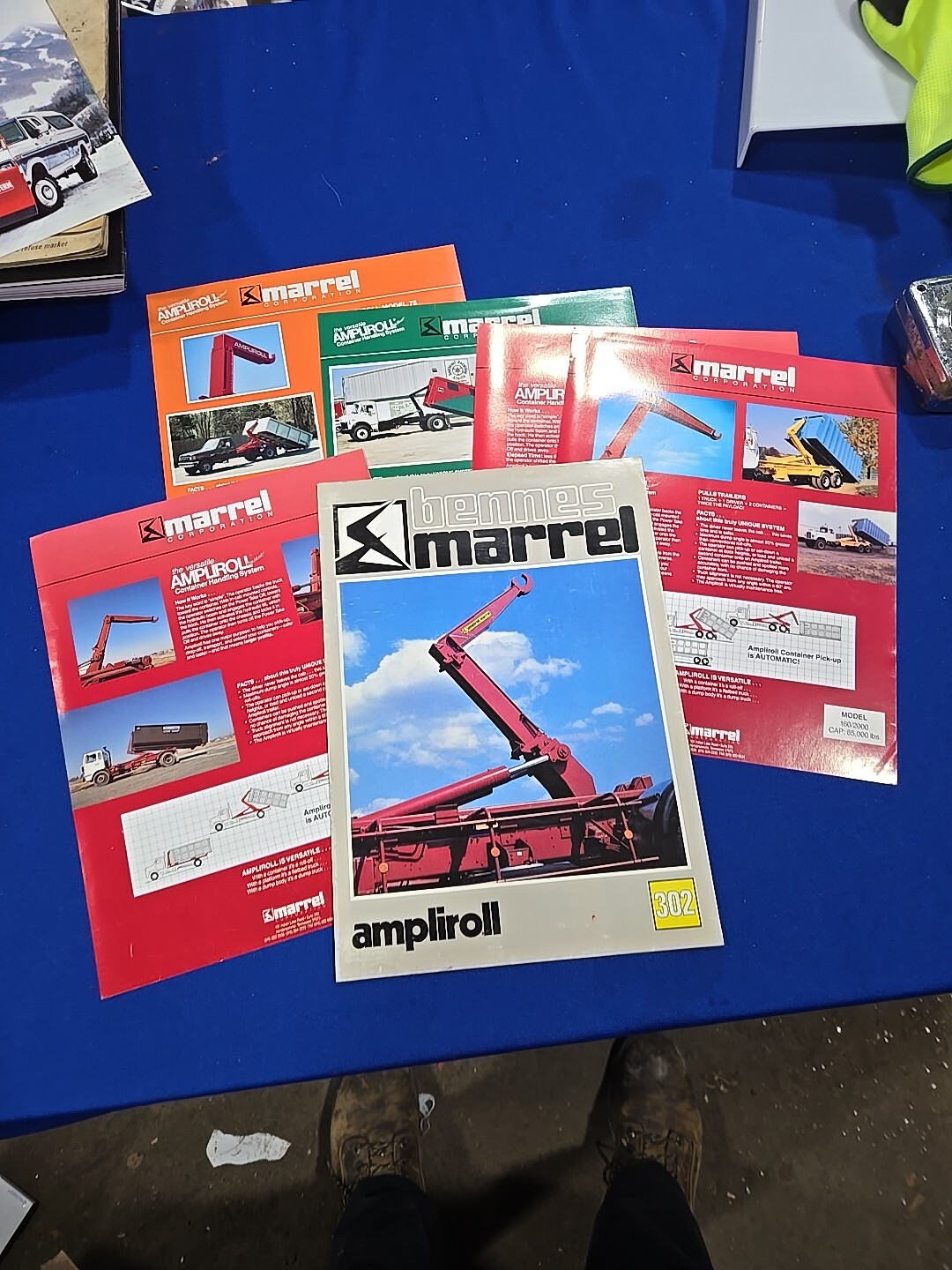 Vtg 1990s/Y2K Era Marrel Ampliroll Brochure Literature Rolloff Trucks Garbage Vtg 1990s/Y2K Era Marrel Ampliroll Brochure Literature Rolloff Trucks Garbage