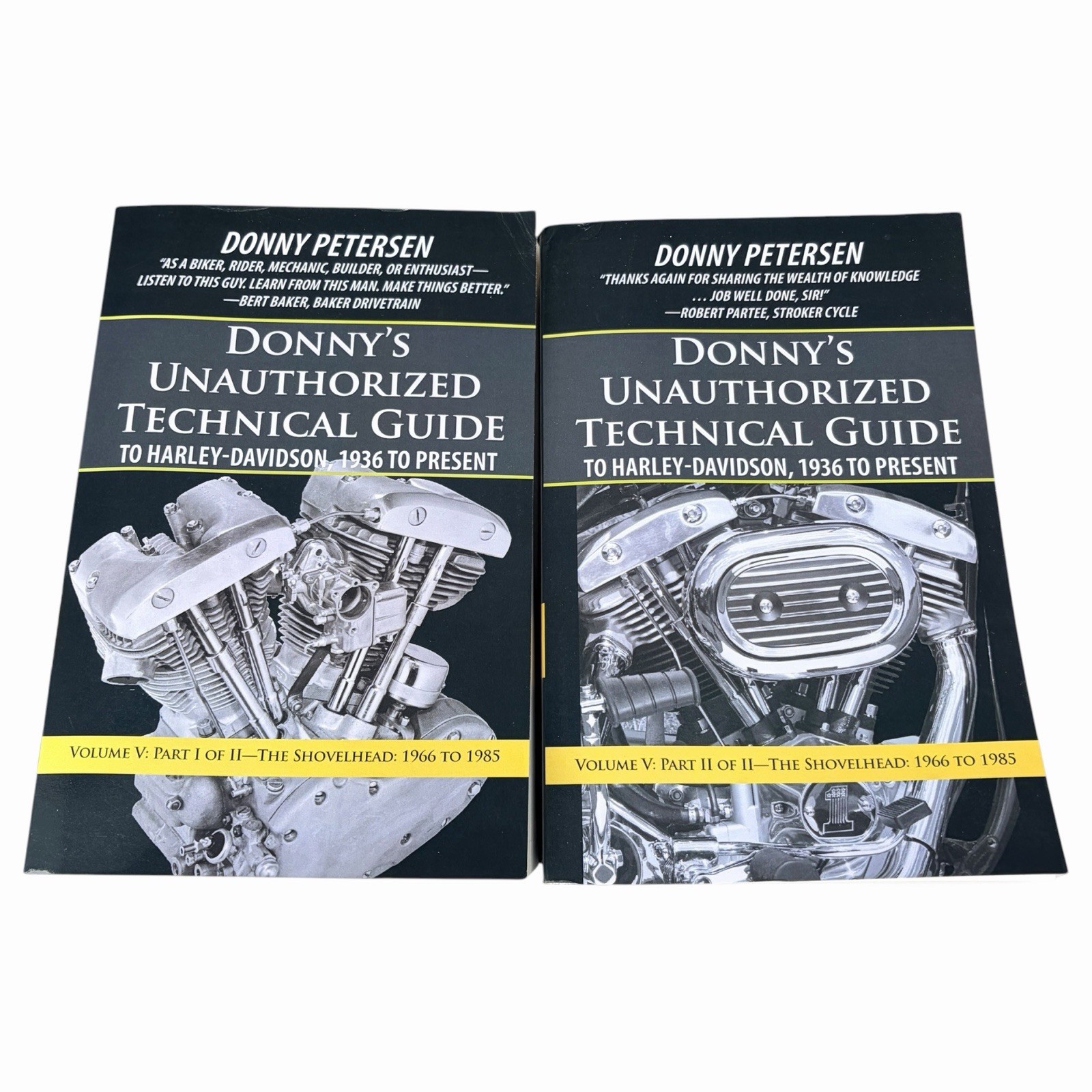 Donny\'s Unauthorized Technical Guide to Harley-Davidson Volume V Parts 1 & 2 Donny\'s Unauthorized Technical Guide to Harley-Davidson Volume V Parts 1 & 2